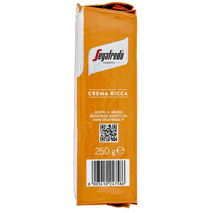Segafredo Zanetti - Crema Ricca Ground Coffee (4 x 250g)