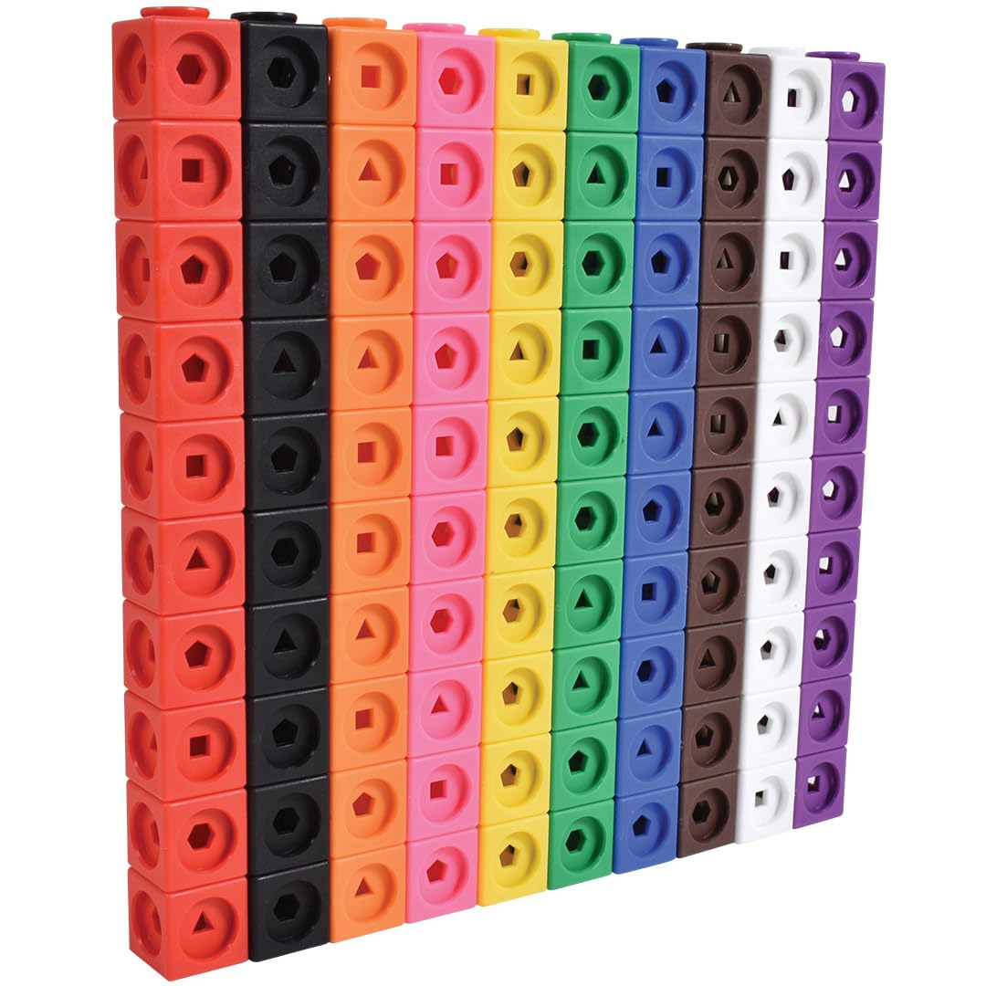 edxeducation Math Cubes - Set of 100 Linking Cubes for Early Maths & STEM | Ages 3+ 1