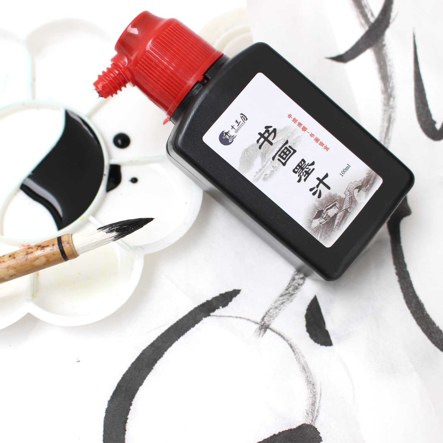 Artway Chinese Sumi Ink - Dense Black Drawing Ink | 100ml | Lightfast 2