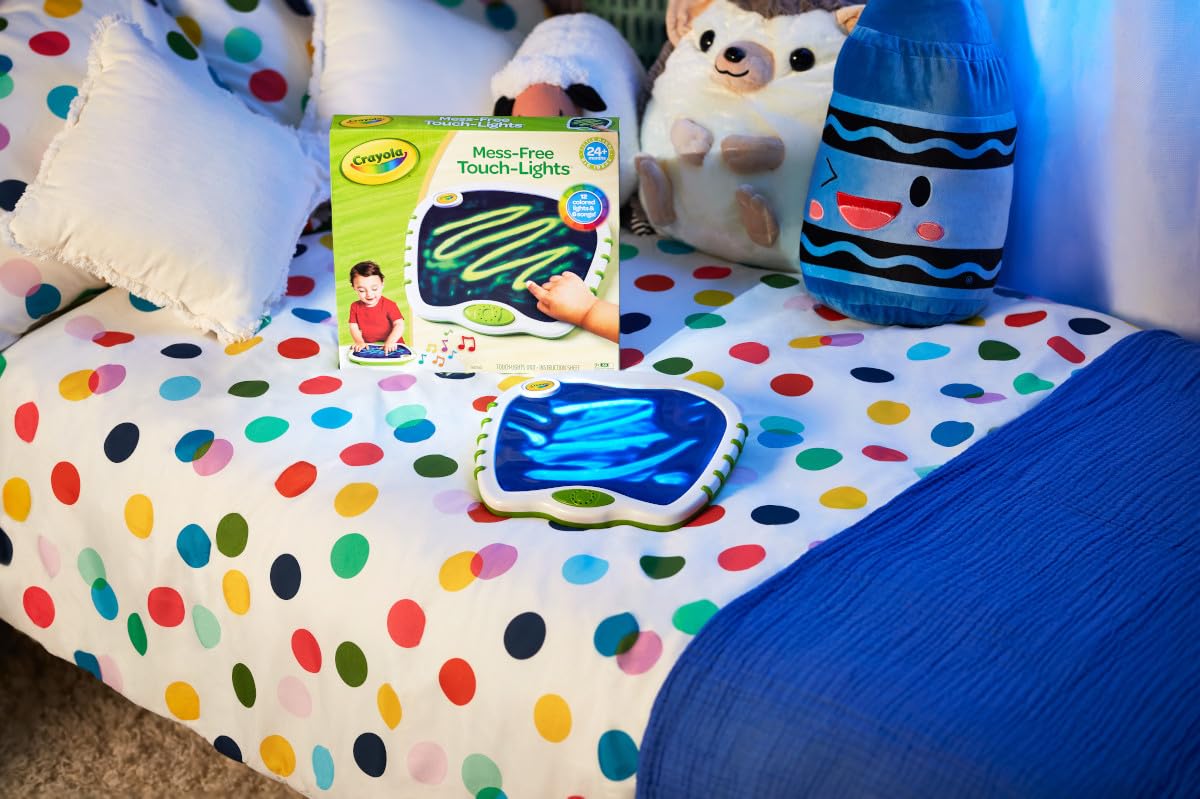CRAYOLA Touch Lights - Mess-Free Doodling Tablet with Lights & Sounds | Ages 2+ 7
