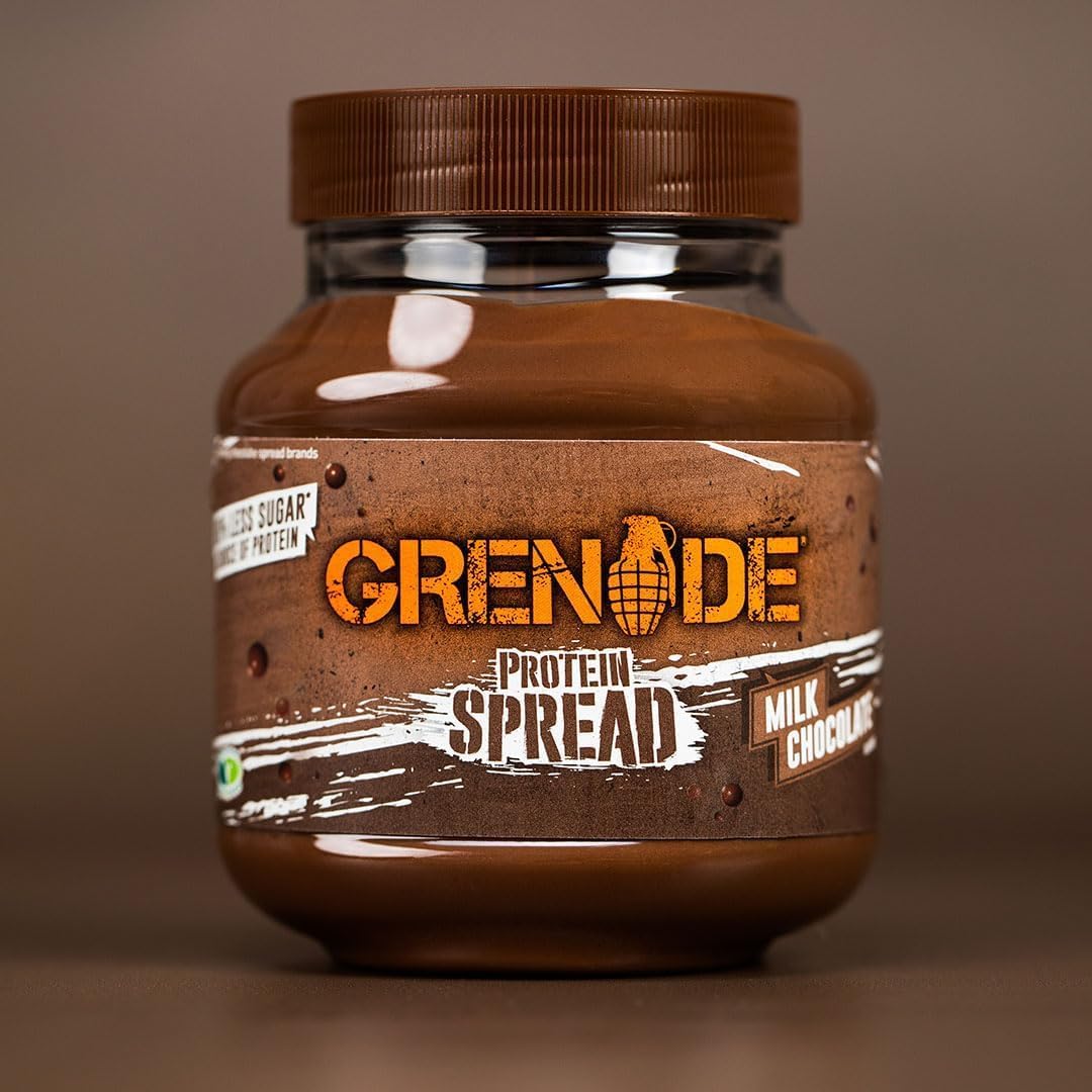 Grenade Milk Chocolate Protein Spread 360g - High Protein, Low Sugar Chocolate Spread for Toast & Baking
