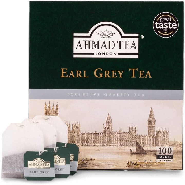 Ahmad Tea - Earl Grey Black Tea (100 Teabags)