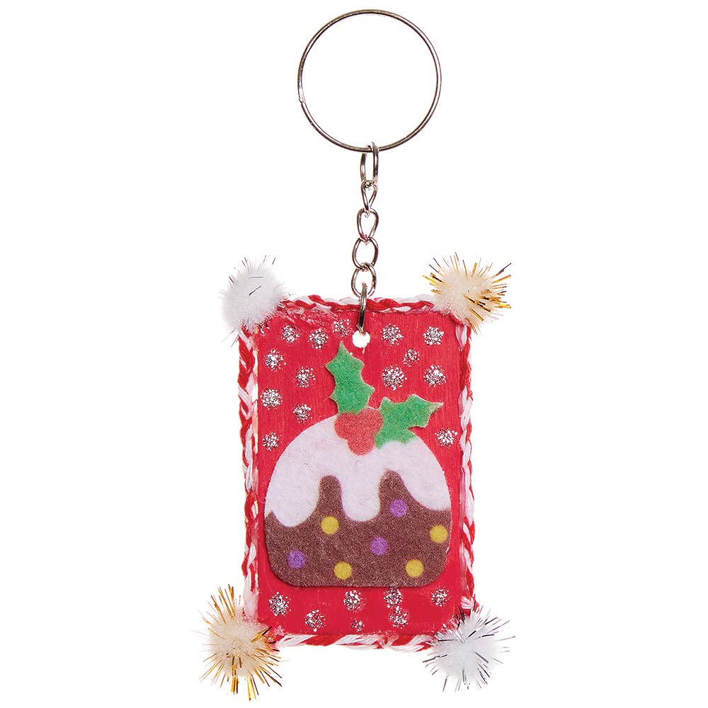 Baker Ross FX305 Christmas Robin Felt Stickers - Pack of 100 Assorted Designs 6