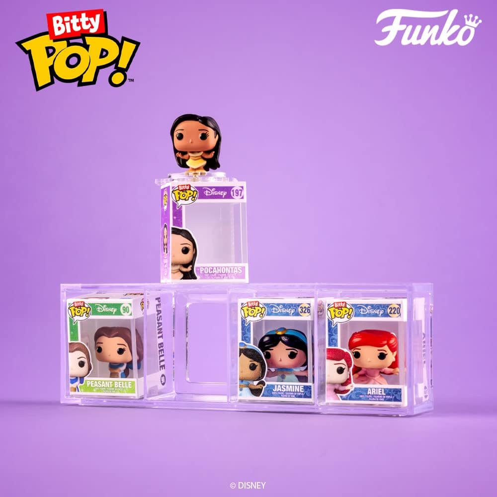 Funko Bitty POP! Disney Princess - Belle, Pocahontas, Jasmine & Mystery Figure Vinyl Set 20