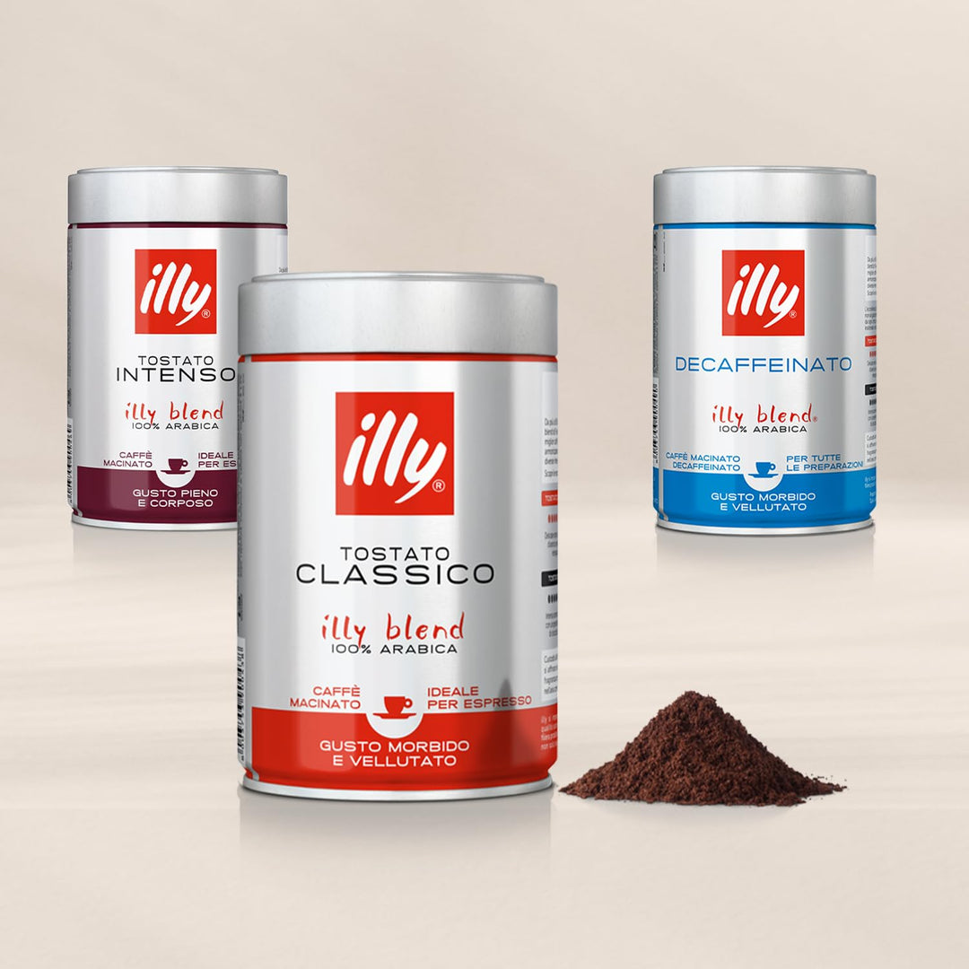 illy Intenso Bold Roast Ground Coffee, 250g