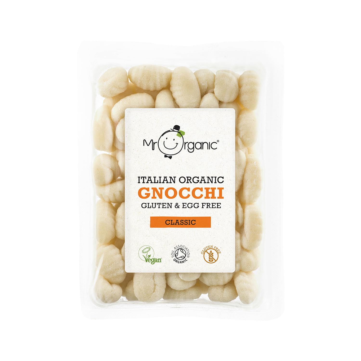 Mr Organic Gluten Free Gnocchi - Organic, Non-GMO, Preservative Free | 350g Pack