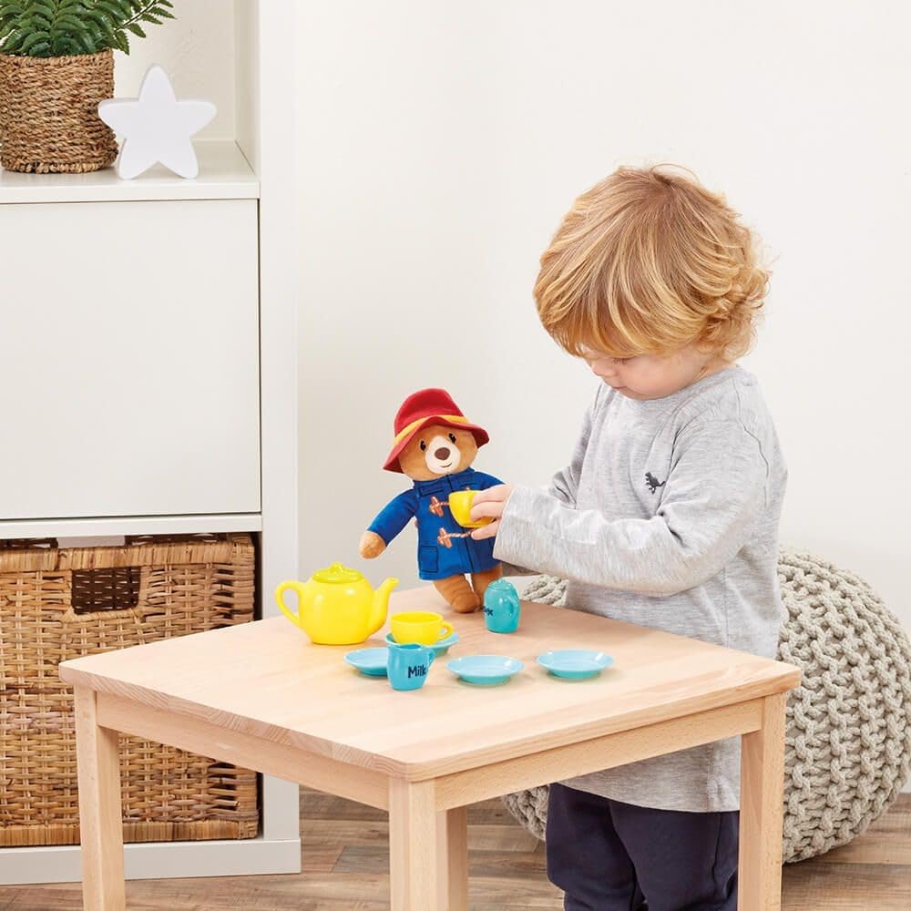 Rainbow Designs Paddington Bear Toy Tea Set - 9-Piece Pretend Play Set for Kids 6