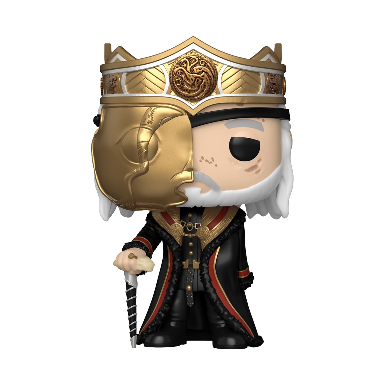 Funko Pop! TV: House of the Dragon - Masked King Viserys Targaryen Vinyl Figure (76474) 8