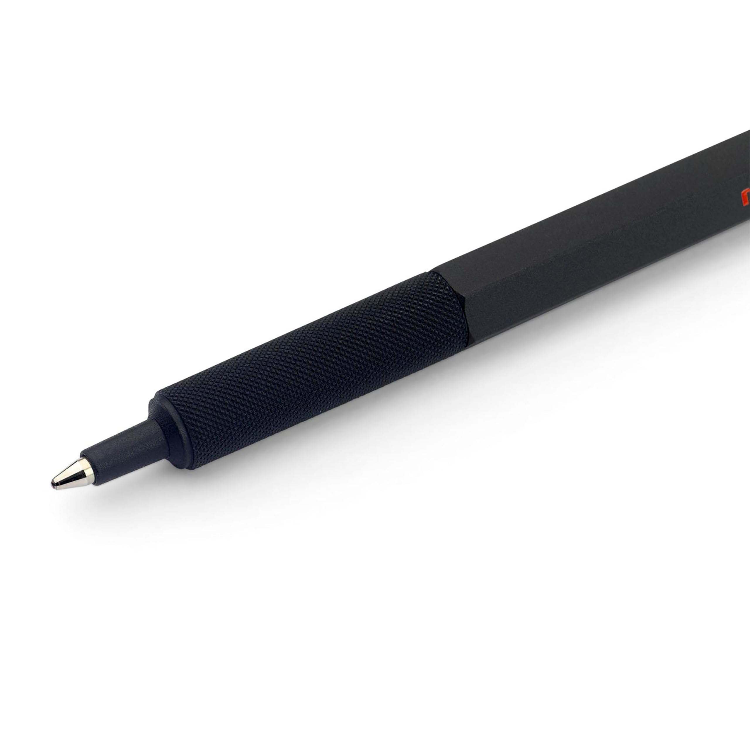 rOtring 600 Ballpoint Pen - Medium Point | Black Ink | Full Metal Body | Knurled Grip 2