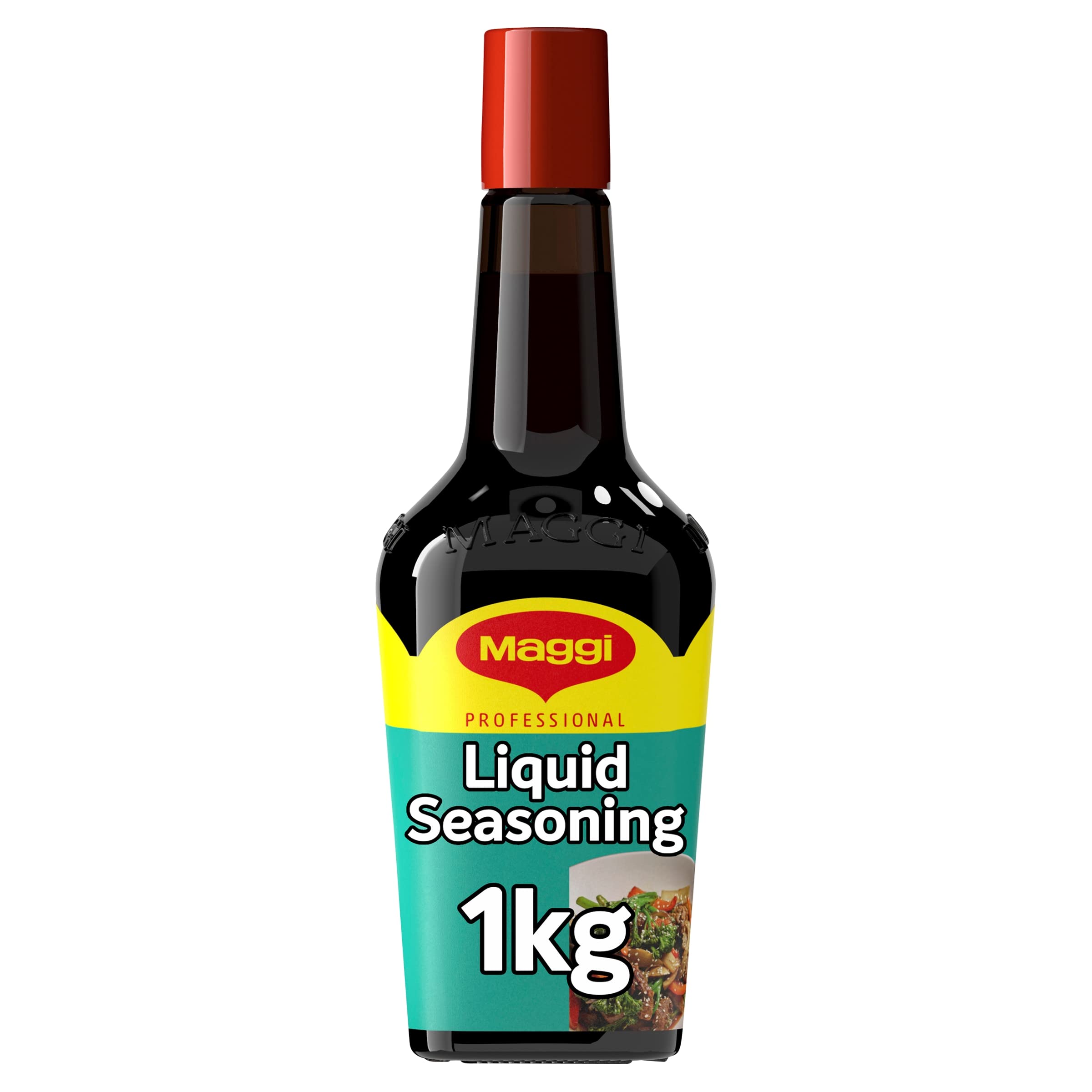MAGGI Liquid Seasoning - Savoury Flavour Enhancer | 1 KG Bottle | Vegan Friendly 1