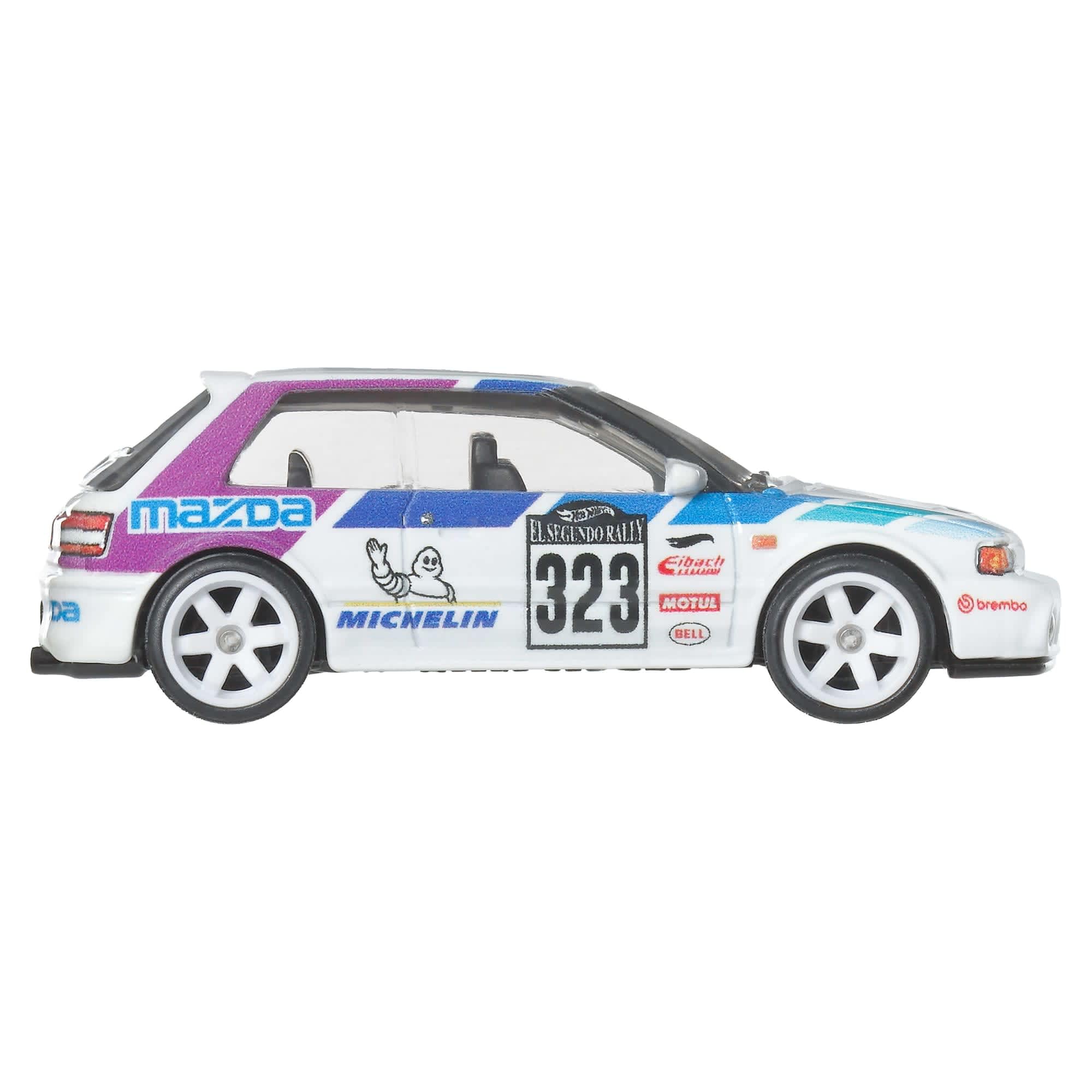 Hot Wheels Mazda 323 GTR Car Culture Vehicle - Premium 1:64 Scale Die-Cast | Metal/Metal 5