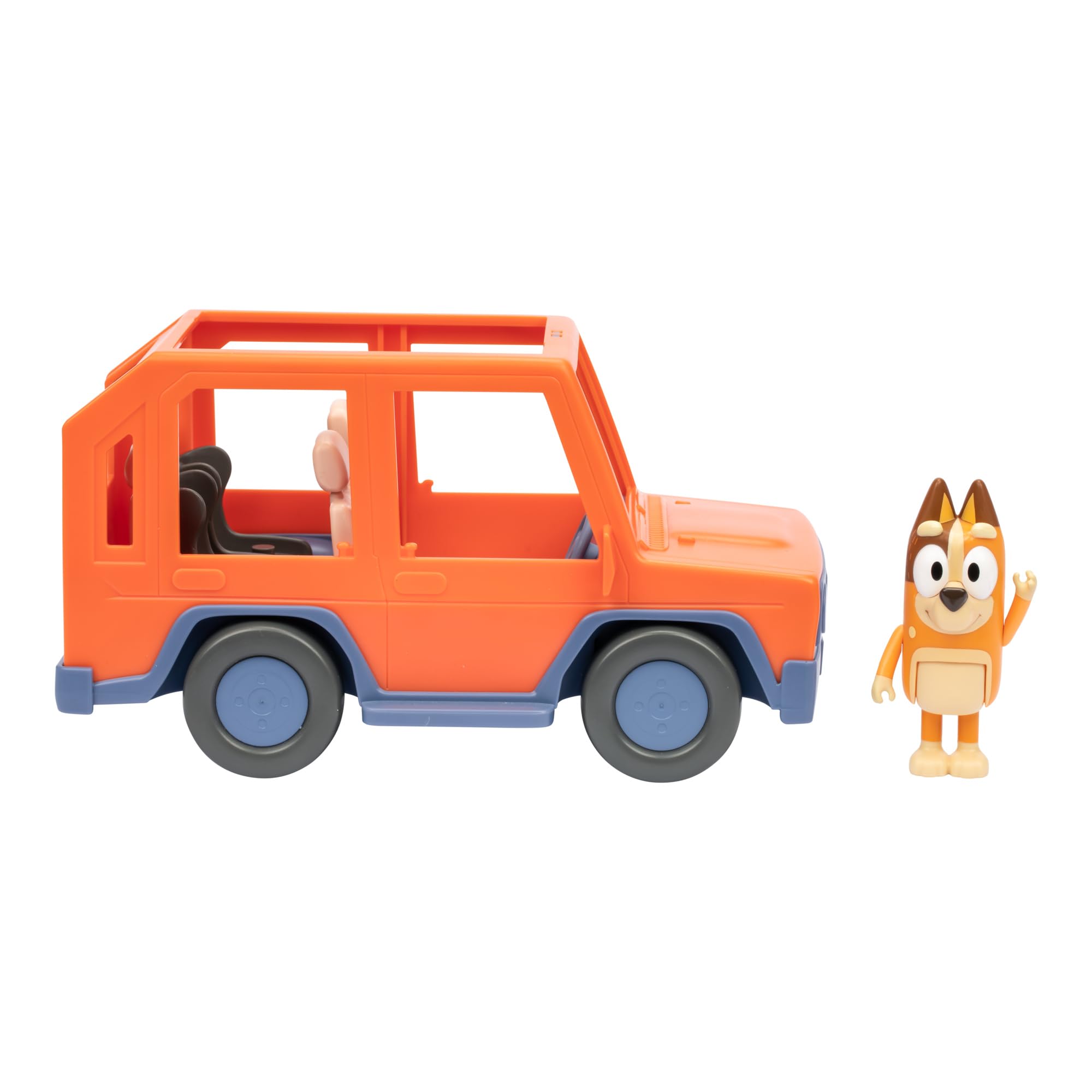 Bluey Heeler Family Road Trip 4WD Vehicle with Articulated Chilli Figure - Ages 3+ 3
