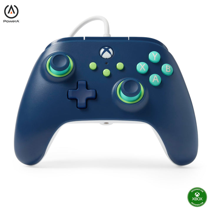 PowerA Wired Controller for Xbox Series X|S, Xbox One, PC - Officially Licensed Gamepad with Dual Rumble, Impulse Triggers, 10 ft USB-C Cable