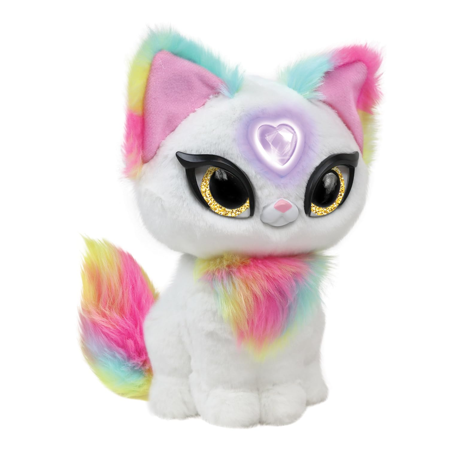My Fuzzy Friends Magic Whispers Luna Kitty - Interactive Plush Toy for Kids 4+