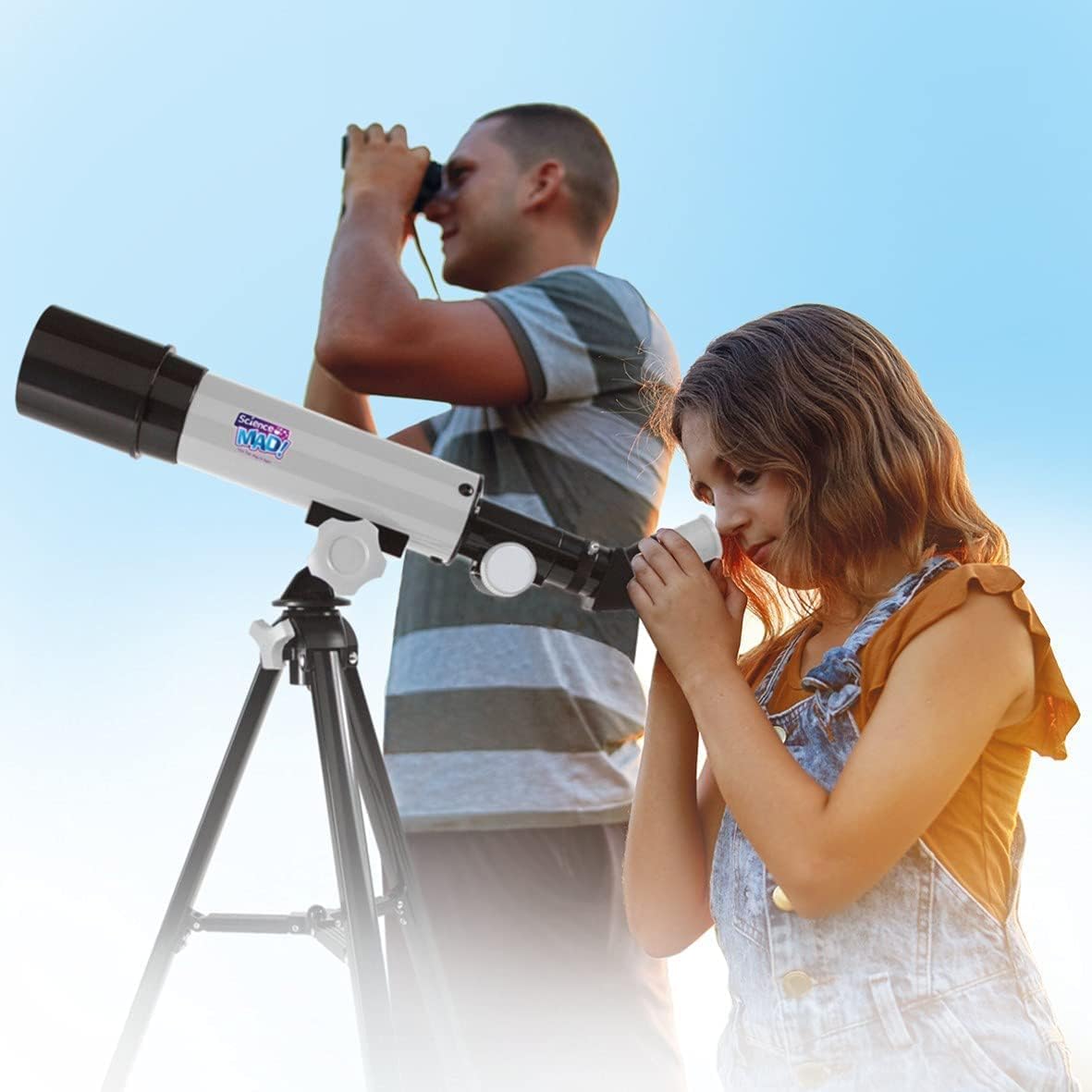 Science Mad SM52 50mm Astronomical Telescope - 90X Magnification for Kids 8+ 2