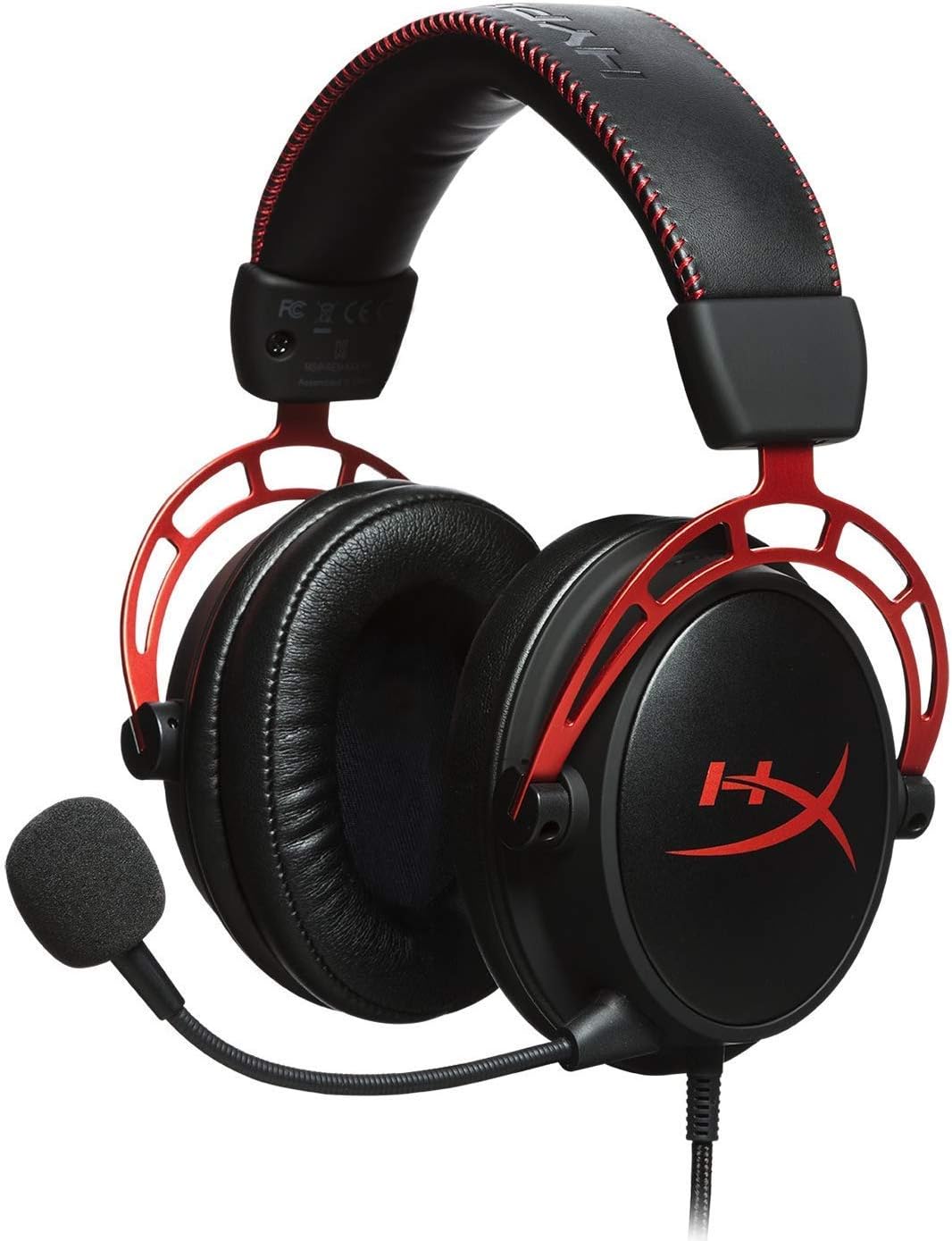 HyperX Cloud Alpha Gaming-Headset mit Doppelkammer-Treibern, abnehmbarem Mikrofon mit Geräuschunterdrückung, kompatibel mit PS5, Xbox Series X|S, PC
