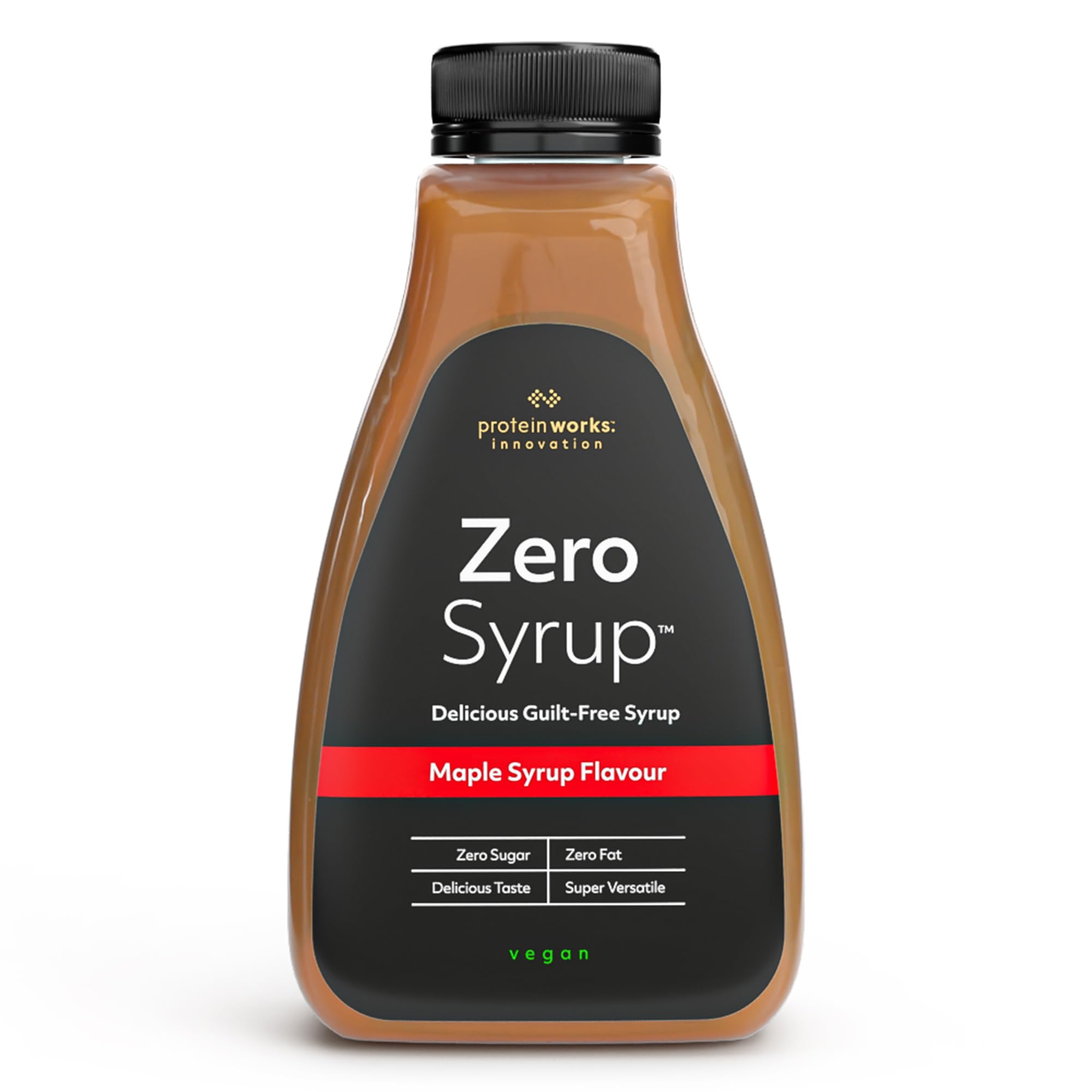 THE PROTEIN WORKS Zero Syrups - Maple Syrup | 425ml | Zero Sugar & Fat 1