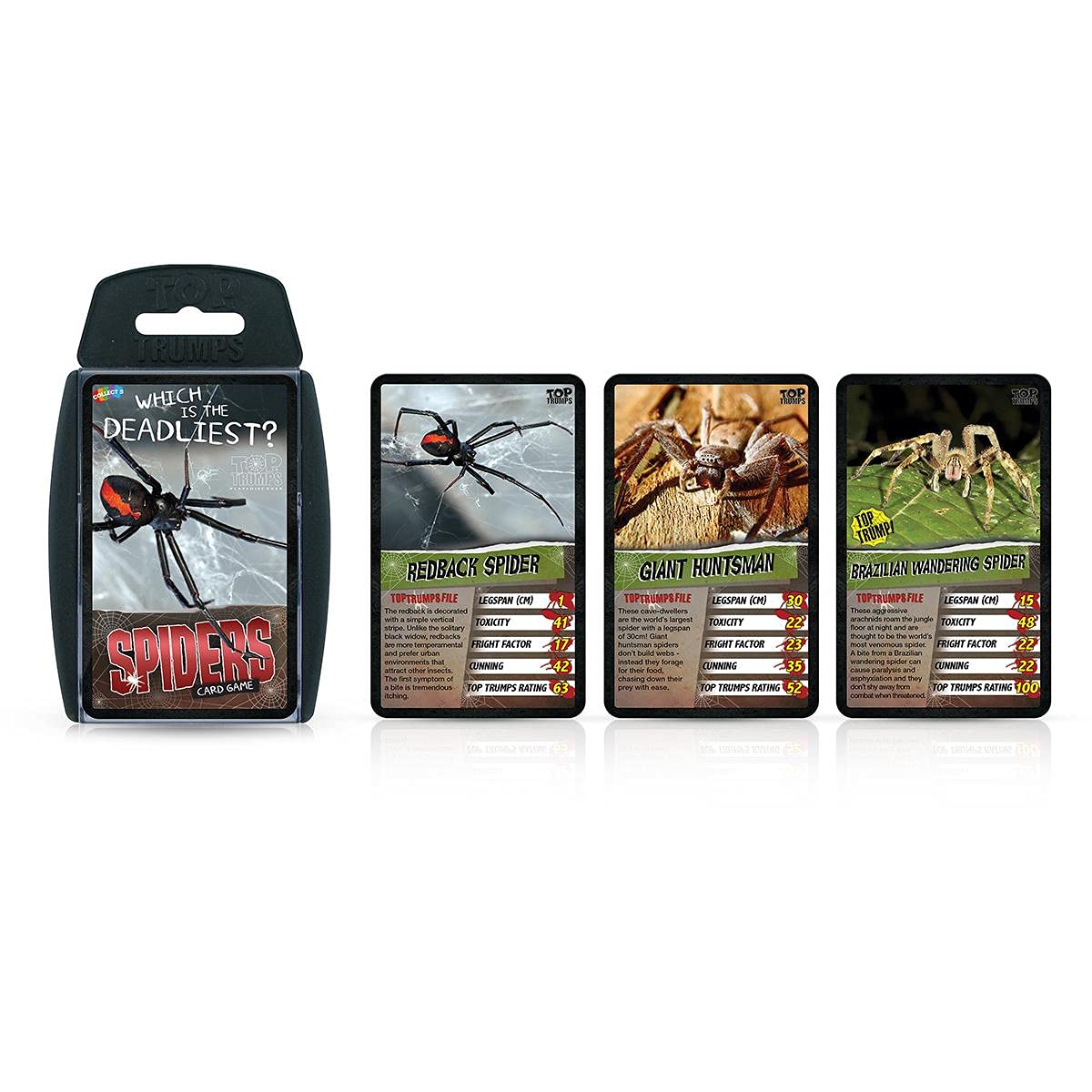 Top Trumps Spiders Classics Card Game - Ages 6+ | 2+ Players | Multicolor 5