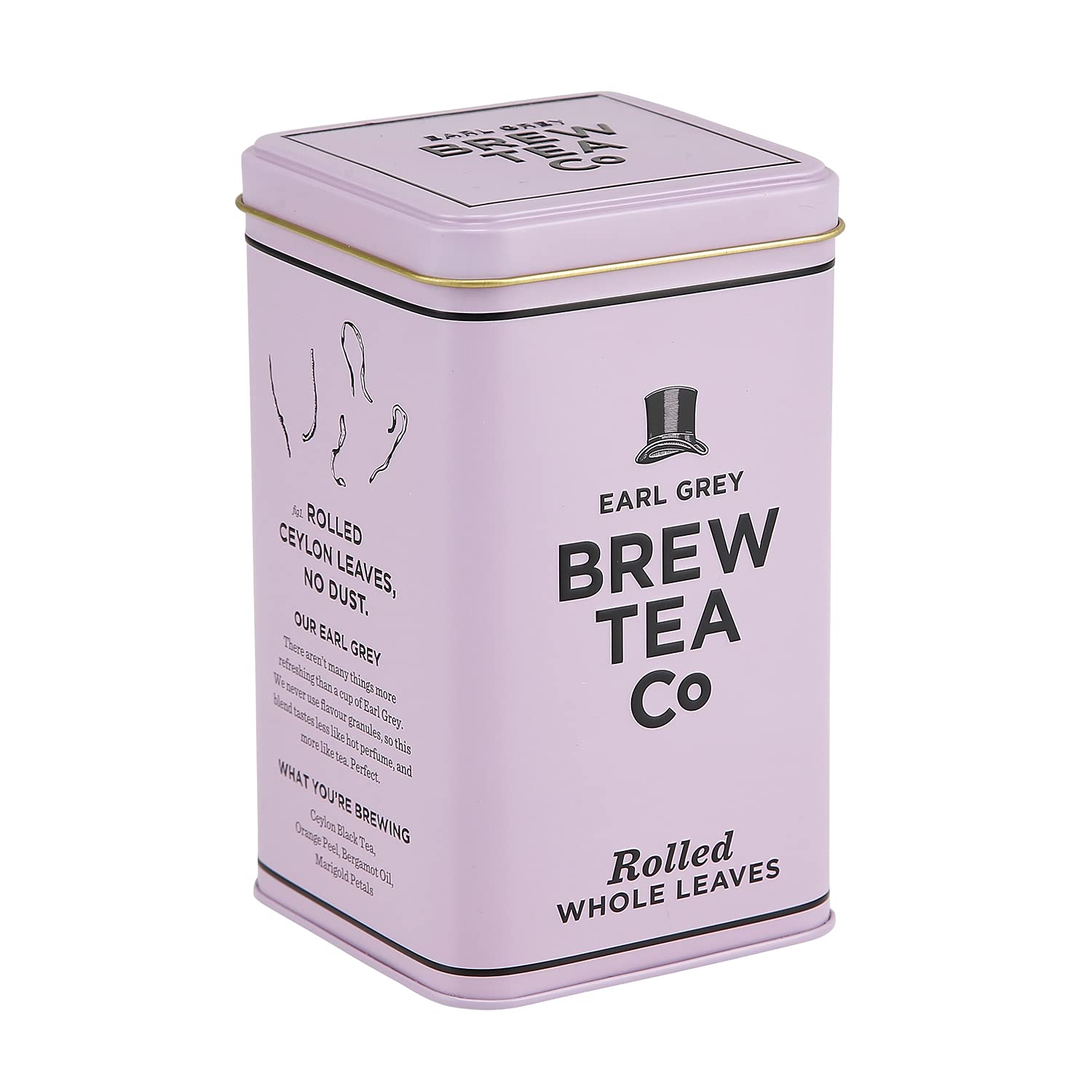 Brew Tea Co Earl Grey Loose Leaf Black Tea - Light & Fragrant, Bergamot Infused | 150g Tin 3
