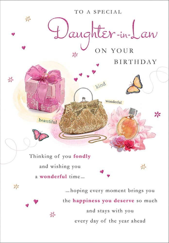Piccadilly Greetings Daughter In Law Birthday Card - 9 x 6 Inches 1