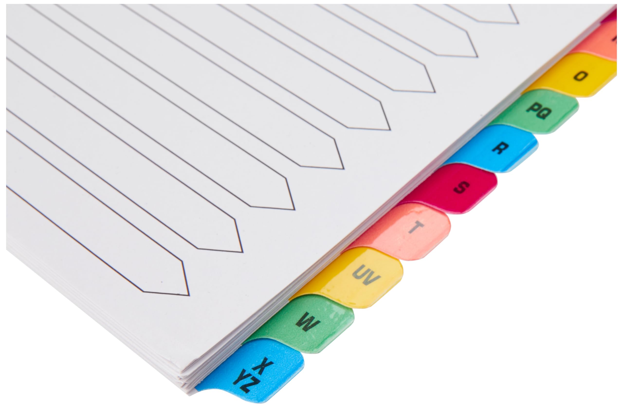 Q-Connect KF01523 Index A4 Dividers - 20 Part A-Z | Multi-Punched & Reinforced Tabs 2