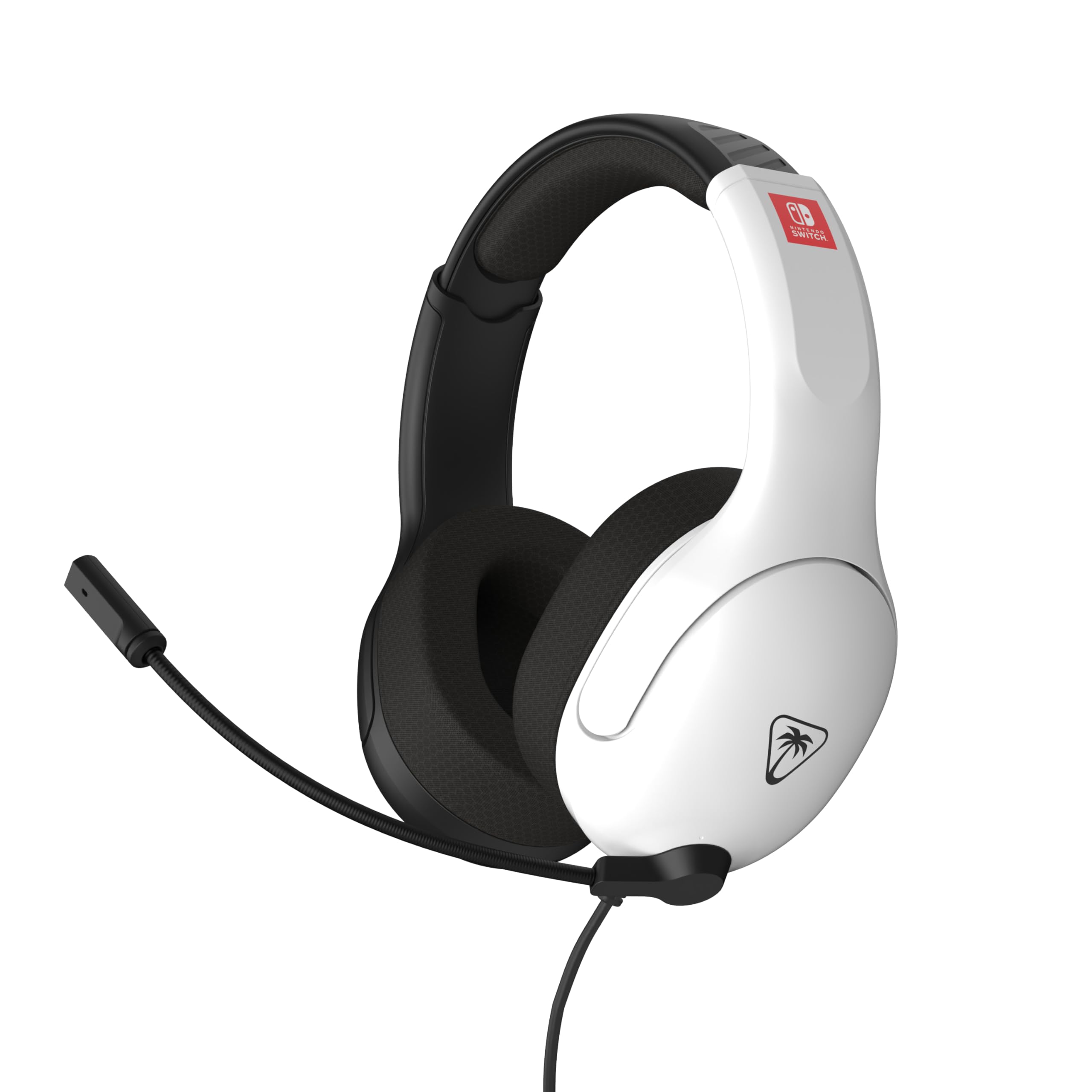 Turtle Beach Airlite Fit Black and White Wired Gaming Headset for Nintendo Switch, 40mm Speakers, Flip-to-Mute Mic 4