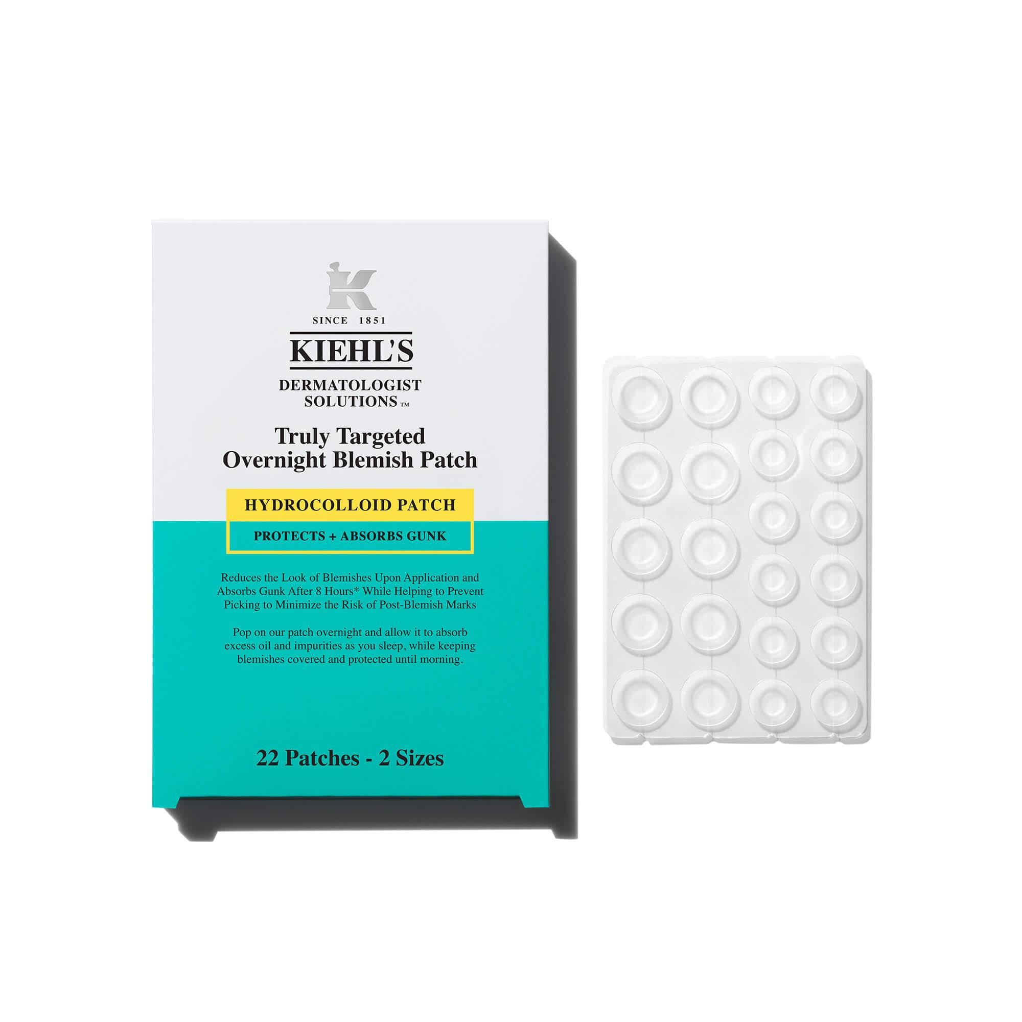 Kiehl's Overnight Blemish Patch - Hydrocolloid Spot Treatment for Blemishes | Unisex Adult 1