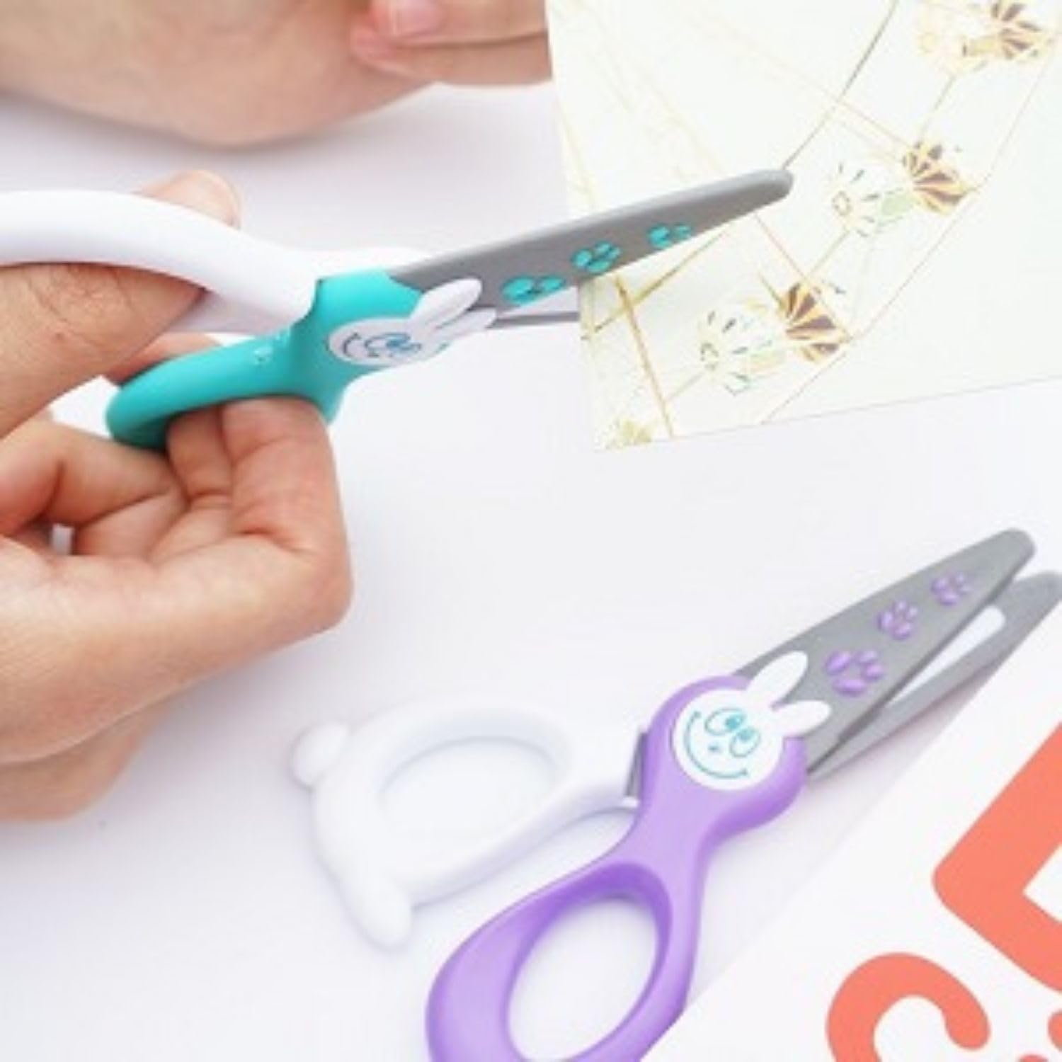 Maped Kidi Cut Safety Scissors - 12cm Fibreglass Blades | Ages 2+ | Purple 7