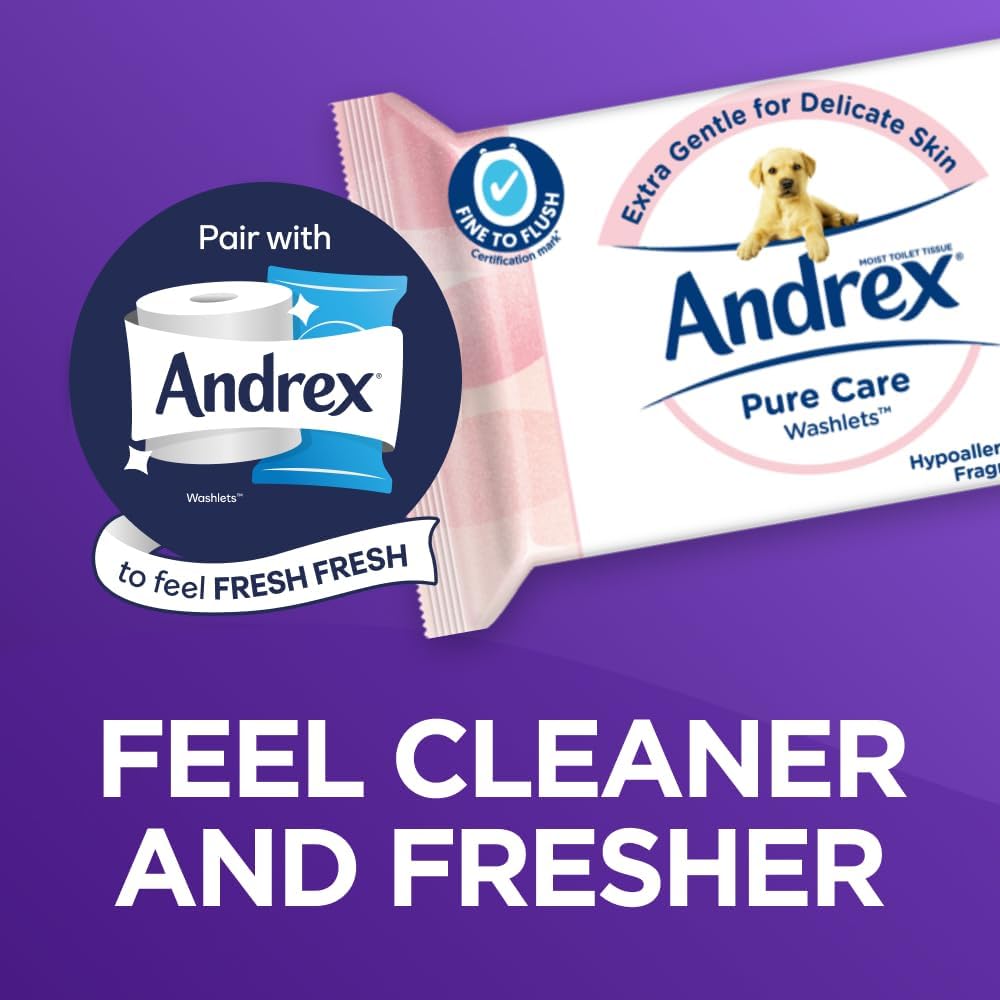 Andrex Supreme Quilts Mega-Toilettenpapier – 9 Rollen (entspricht 13,5 Standardrollen) 7