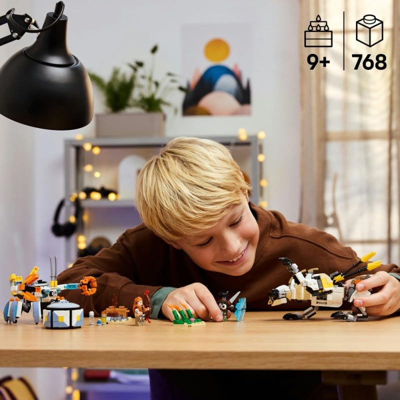 LEGO Horizon Adventures Aloy & Varl vs. Shell-Walker & Sawtooth Building Set 77037 for Ages 9+ 2