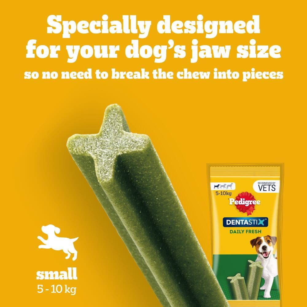 Pedigree Dentastix Fresh Daily Dental Chews for Small Dogs, 70 Sticks (Pack of 10) 9