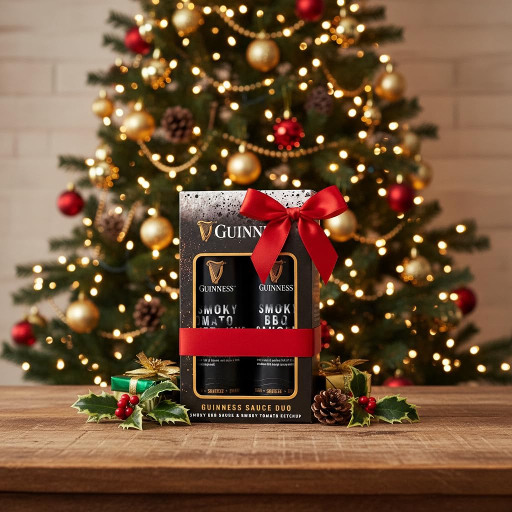 Guinness - Duo Barbecue Sauces Gift Set with Smoky BBQ Sauce & Tomato Ketchup 14
