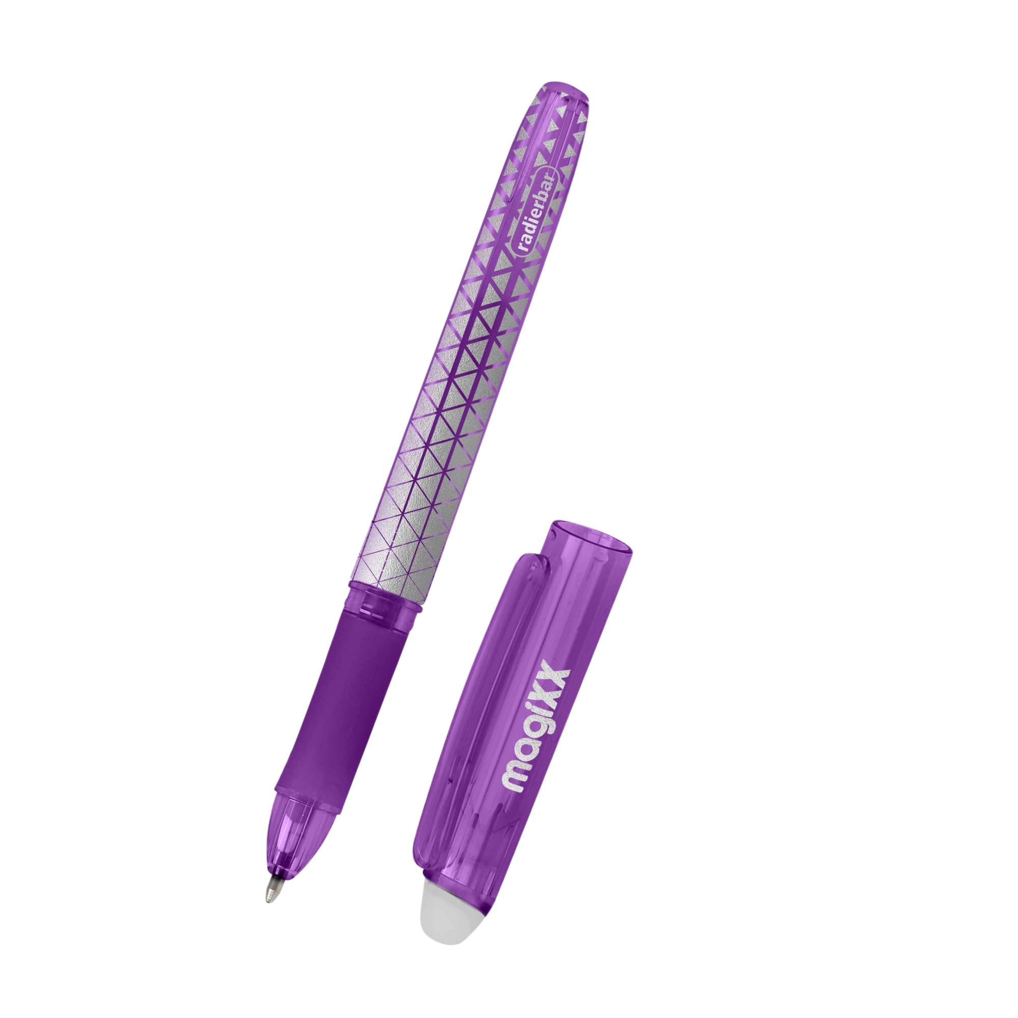 Online magiXX Erasable Gel Pen - Purple Ink, 0.7mm Ball Tip, Ergonomic Grip | Pack of 1