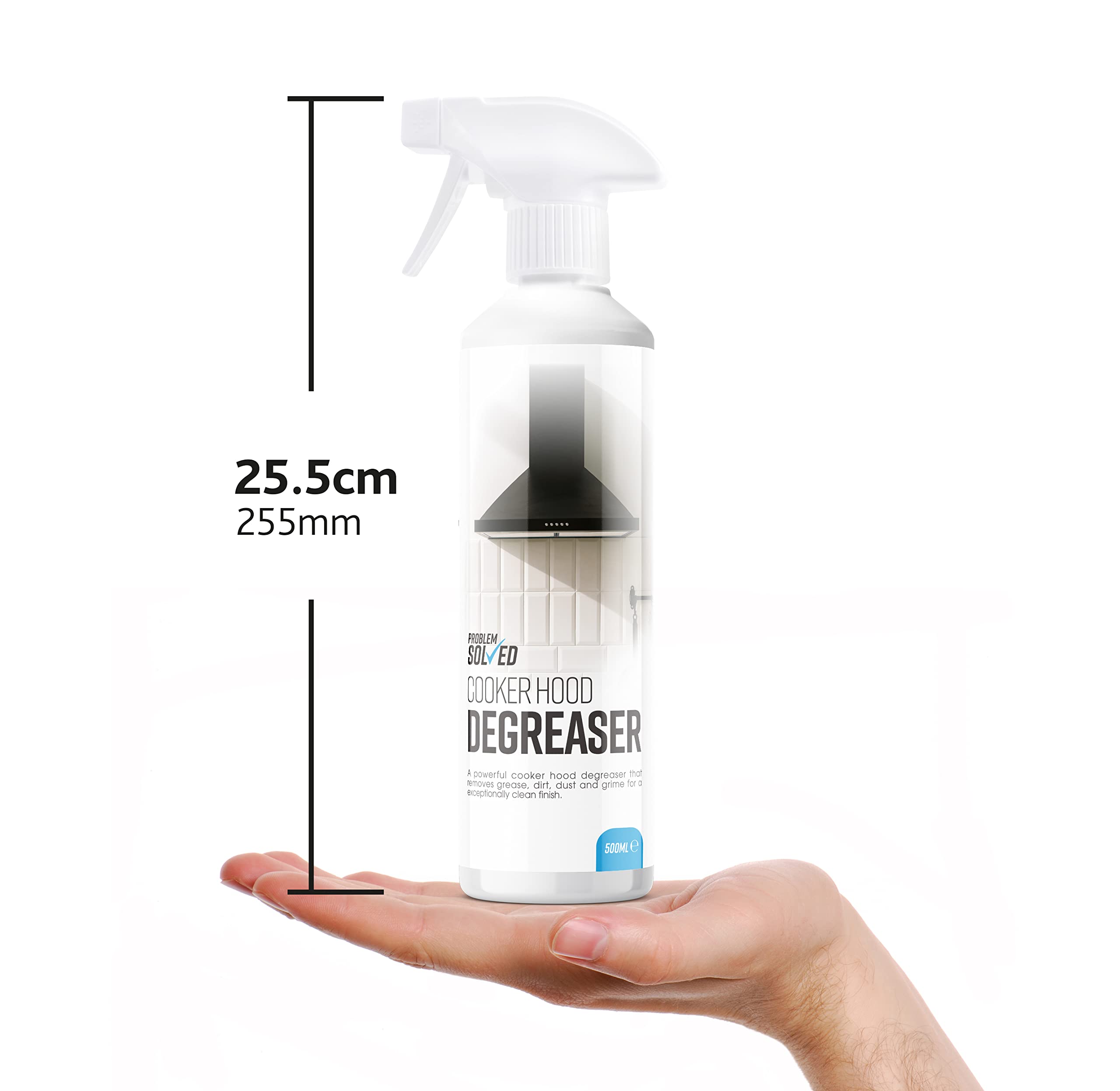 Problem Solved Cooker Hood Cleaner & Degreaser - Powerful Grease Removal | 500ml Liquid 2