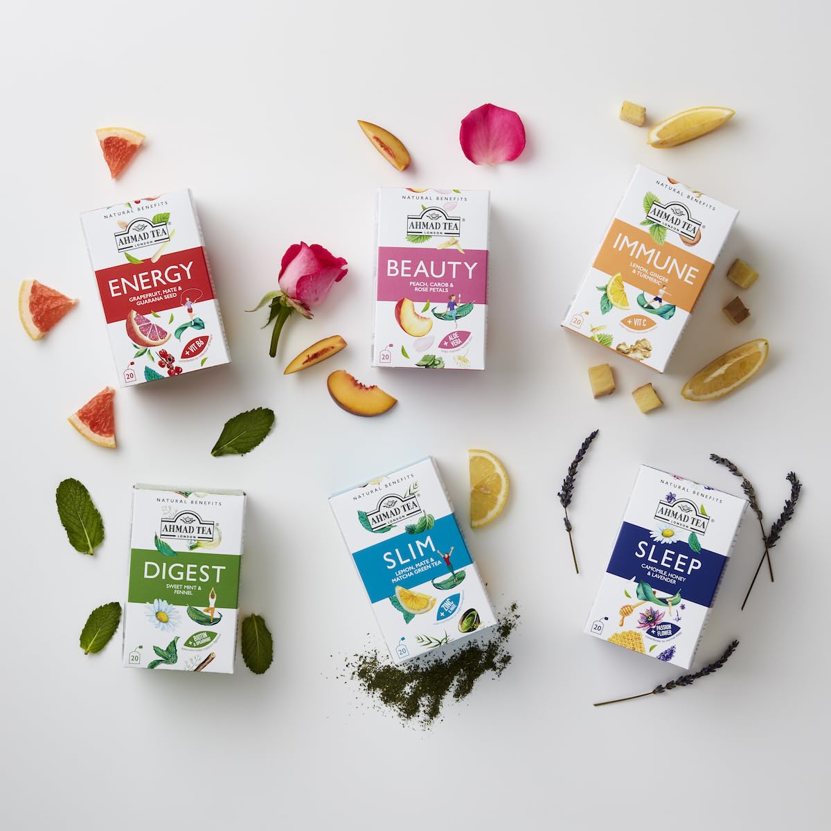 Ahmad Tea - Natural Benefit Selection Pack (308g) 3