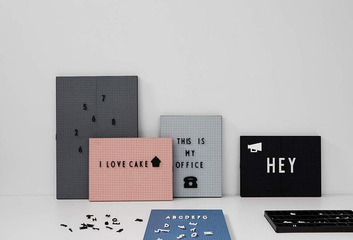 Design Letters - Numbers & Letters Set for Pegboard | Scandinavian Home Decor Icons