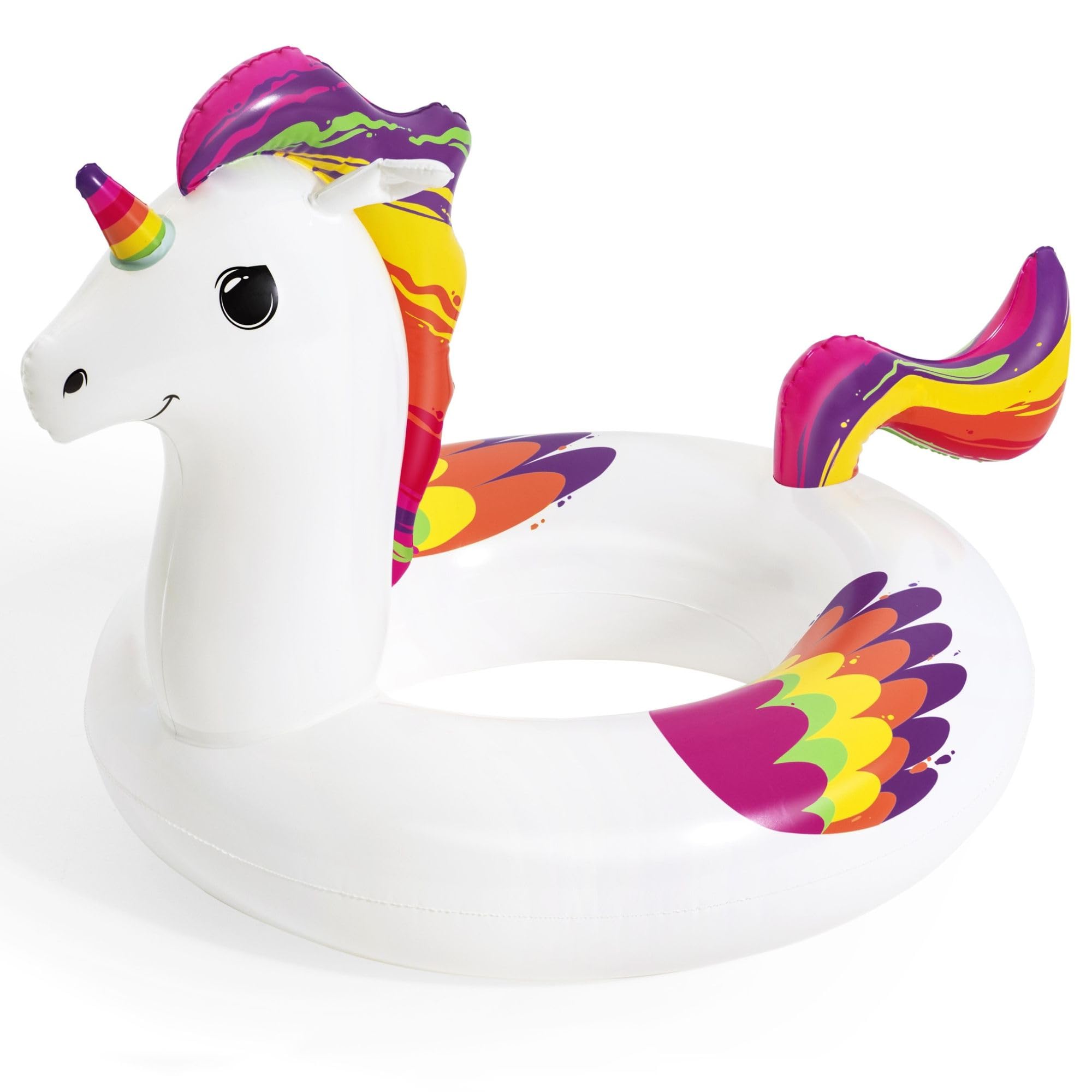 Bestway Fantasy Unicorn Swim Ring - 119cm x 91cm | Durable Vinyl | Ages 10+ 1