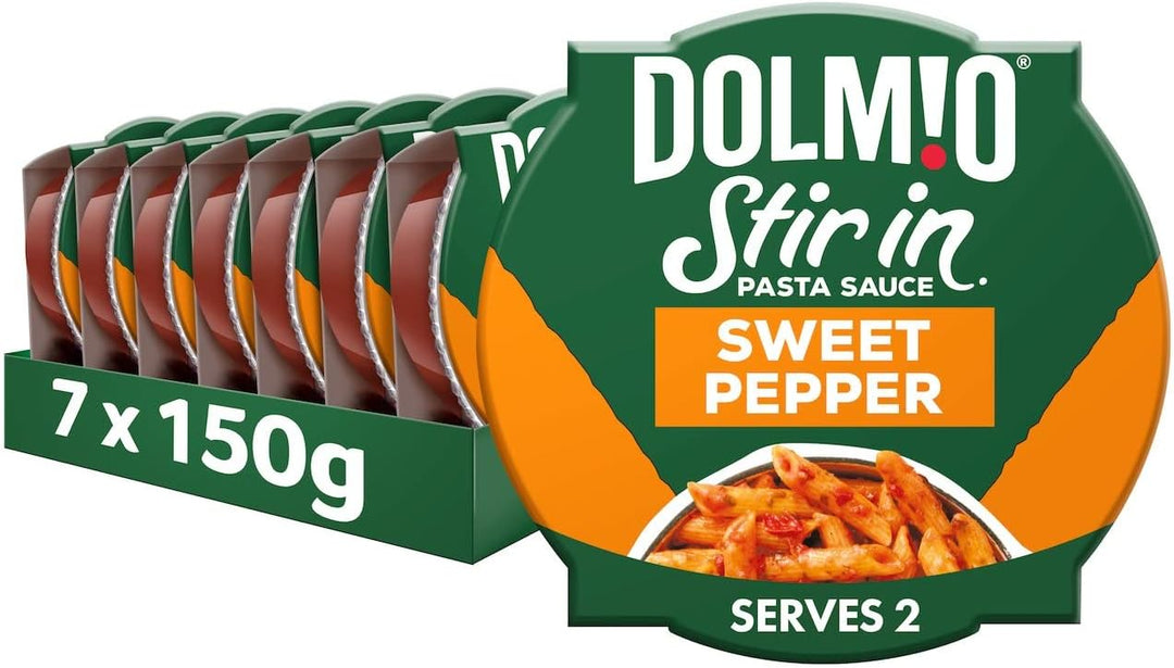 Dolmio Sweet Pepper Stir-In Pasta Sauce, 7 x 150g Pots