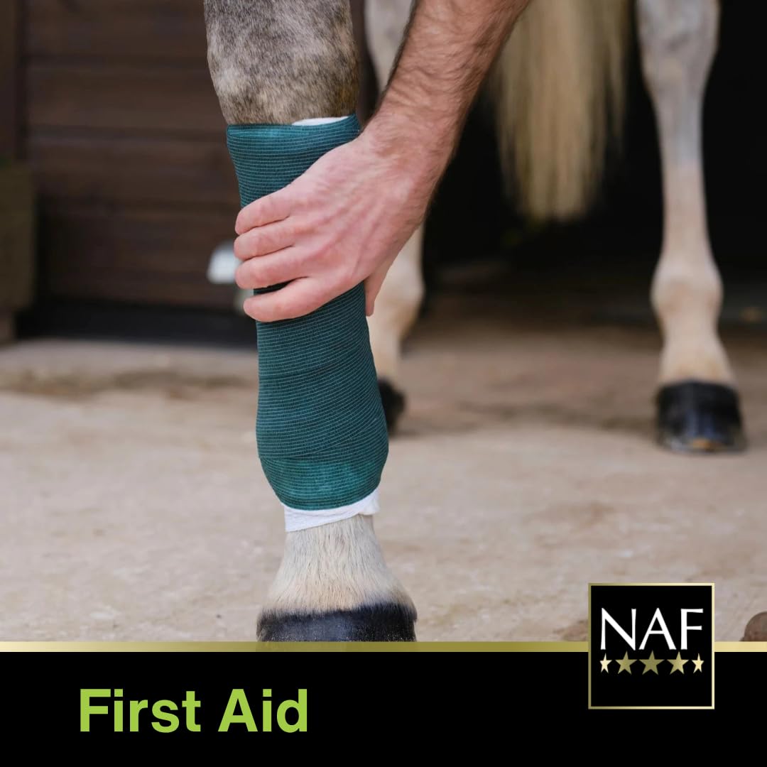NAF NaturalintX Cotton Wool - Veterinary Grade Absorbent Roll for Equine First Aid | 350g 6