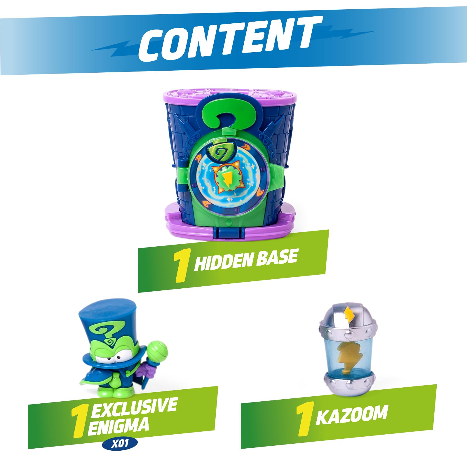SUPERTHINGS RIVALS OF KABOOM Enigma's Hidden Base Enigma Playset | Plastic | Unisex Children 3