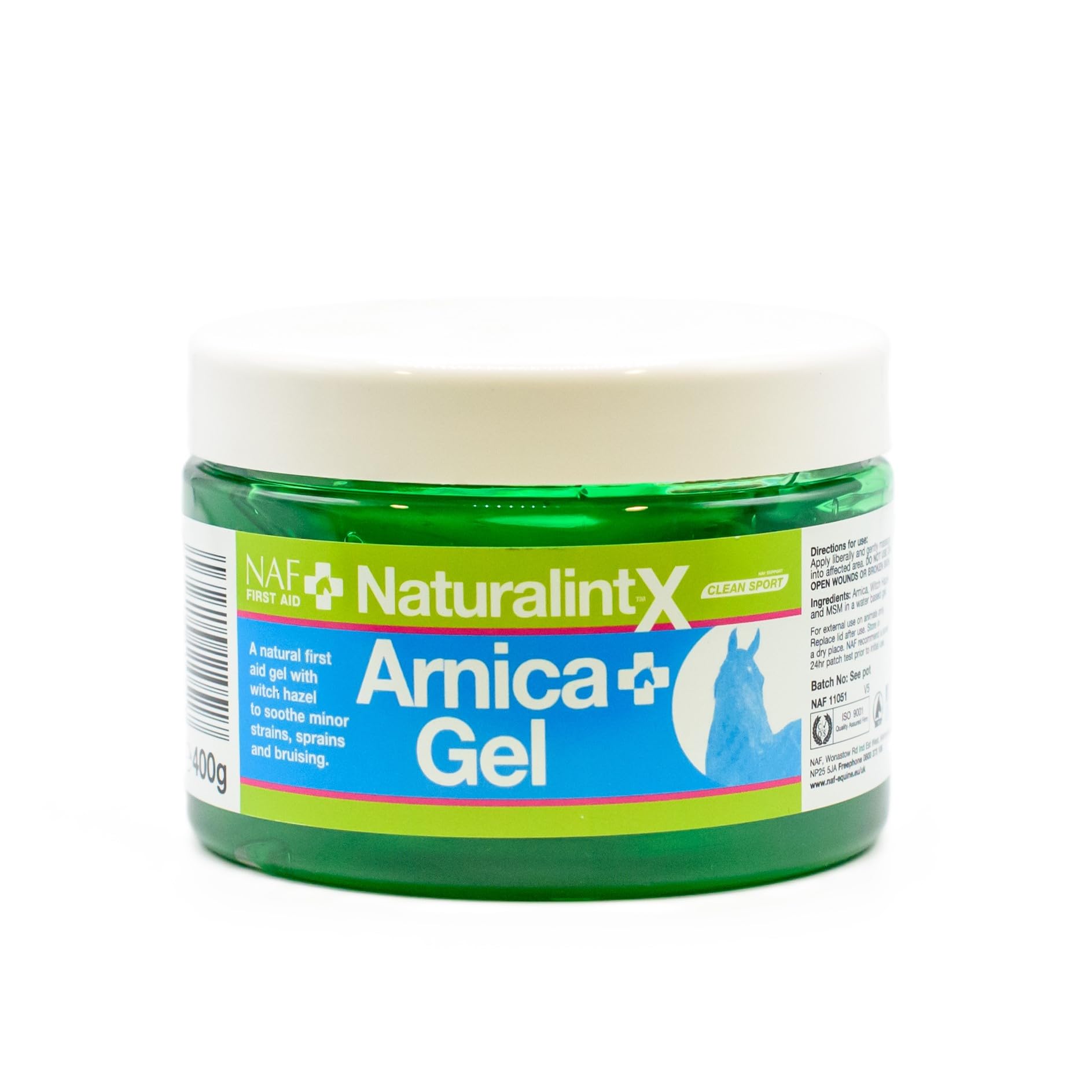 NAF NaturalintX Arnica Gel for Horses - 400g | Fast-Absorbing Muscle & Joint Care 1