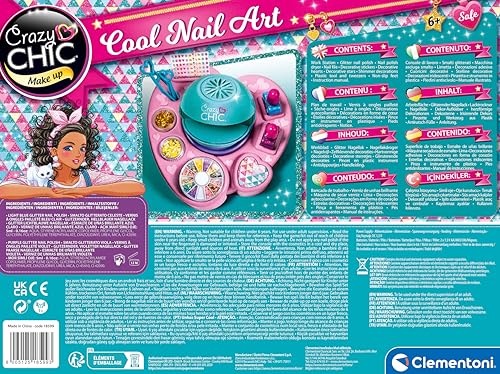 Clementoni Crazy Chic Cool Nail Art Set for Kids 17