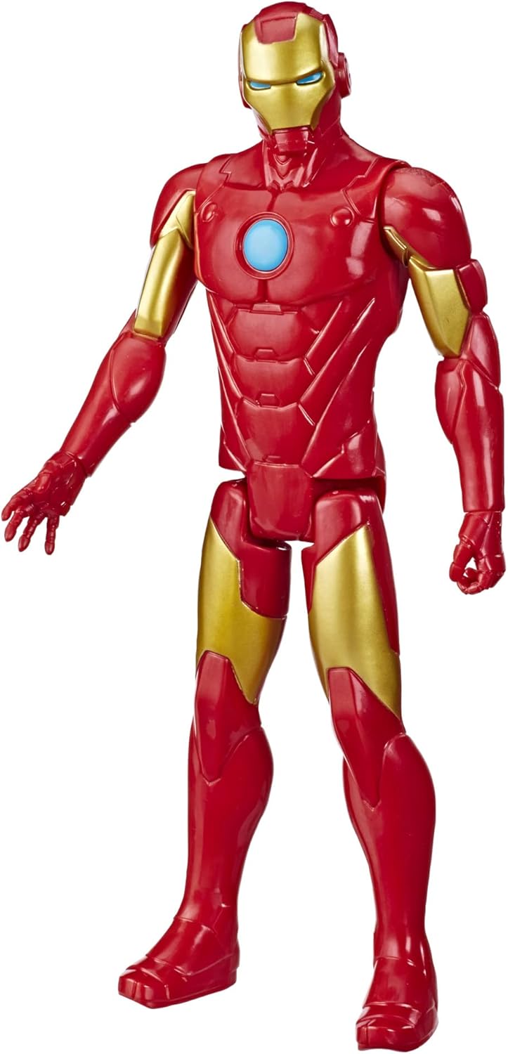 Marvel Avengers Titan Hero Series Iron Man 12” Action Figure - Poseable Super Hero Toy for Kids 4+ 1