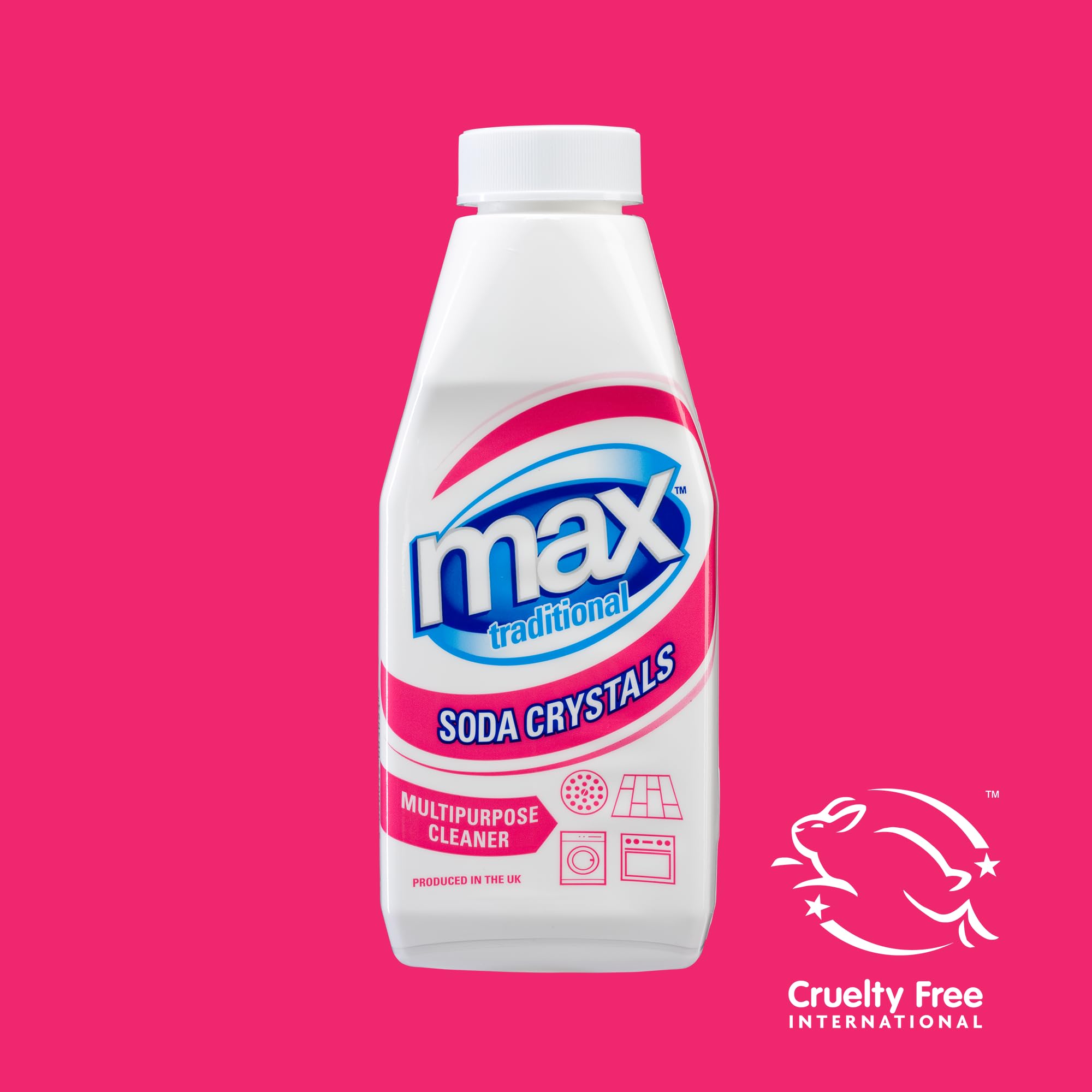 Max Traditional Soda Crystals - Unscented Powder for Stubborn Grease & Stain Removal | 450g 2