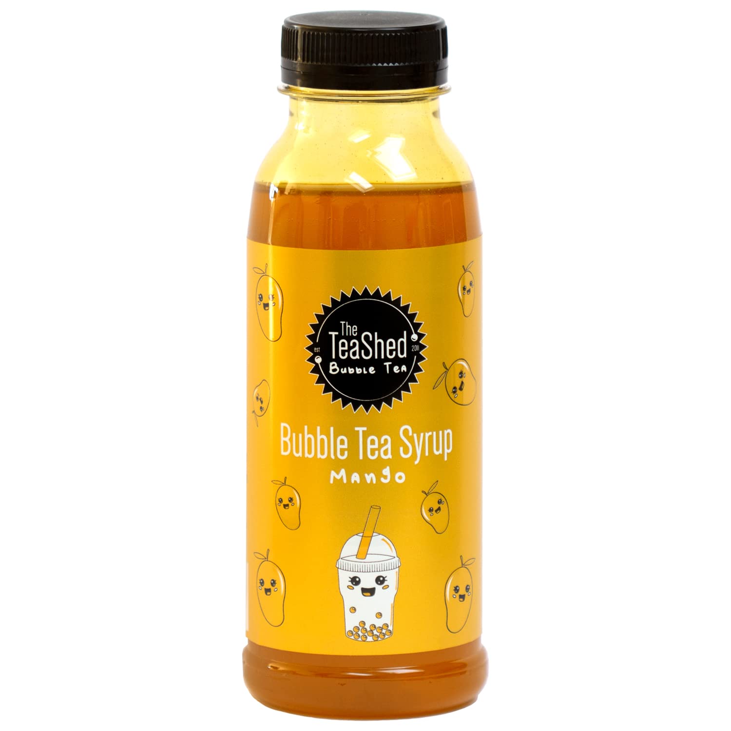 The TeaShed Mango Bubble Tea Fruit Syrup - 330ml | 11 Servings | Real Fruit Flavor 1