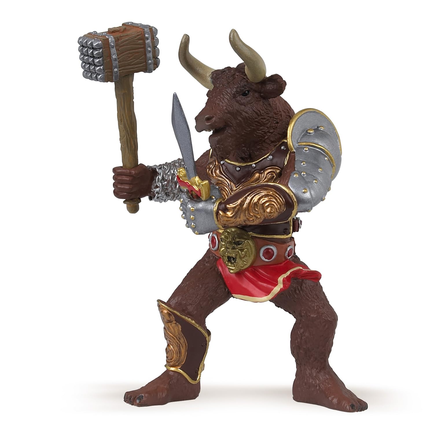 Papo Medieval-Fantasy Minotaur Figurine 38931 | Hand-Painted PVC | Ages 3+