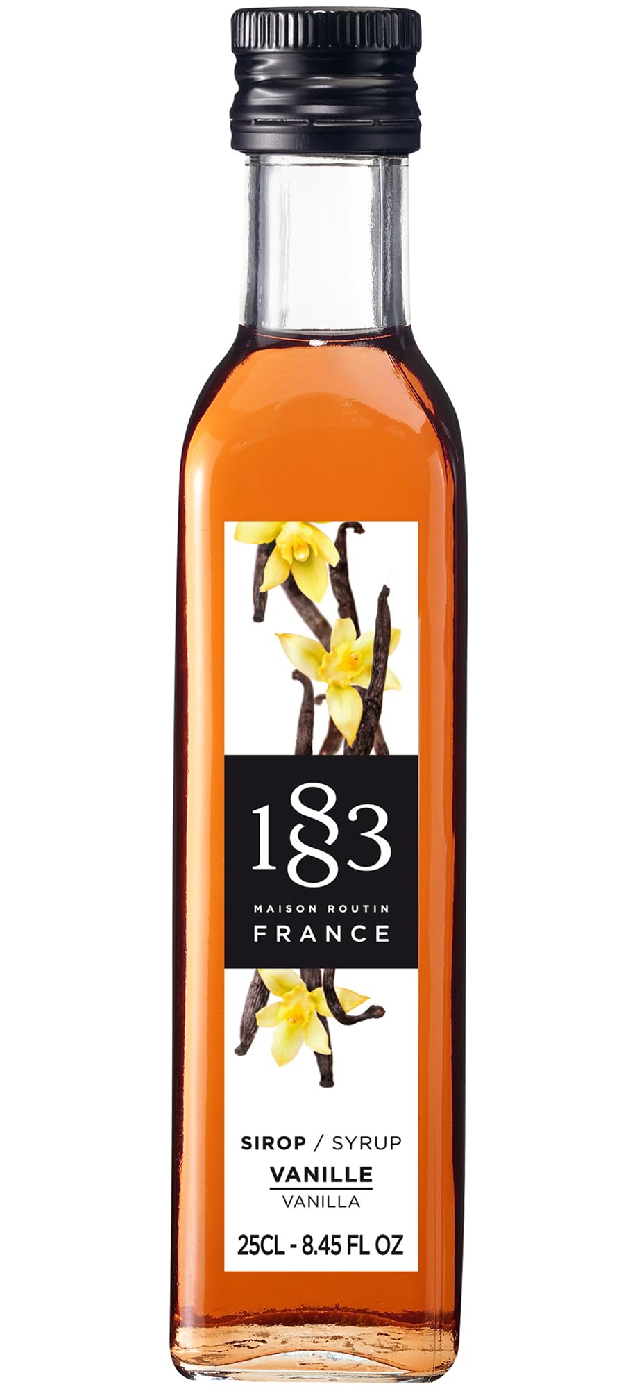 1883 MAISON ROUTIN Premium Vanilla Syrup - 250 ml | Natural Ingredients | Vegan Friendly 1