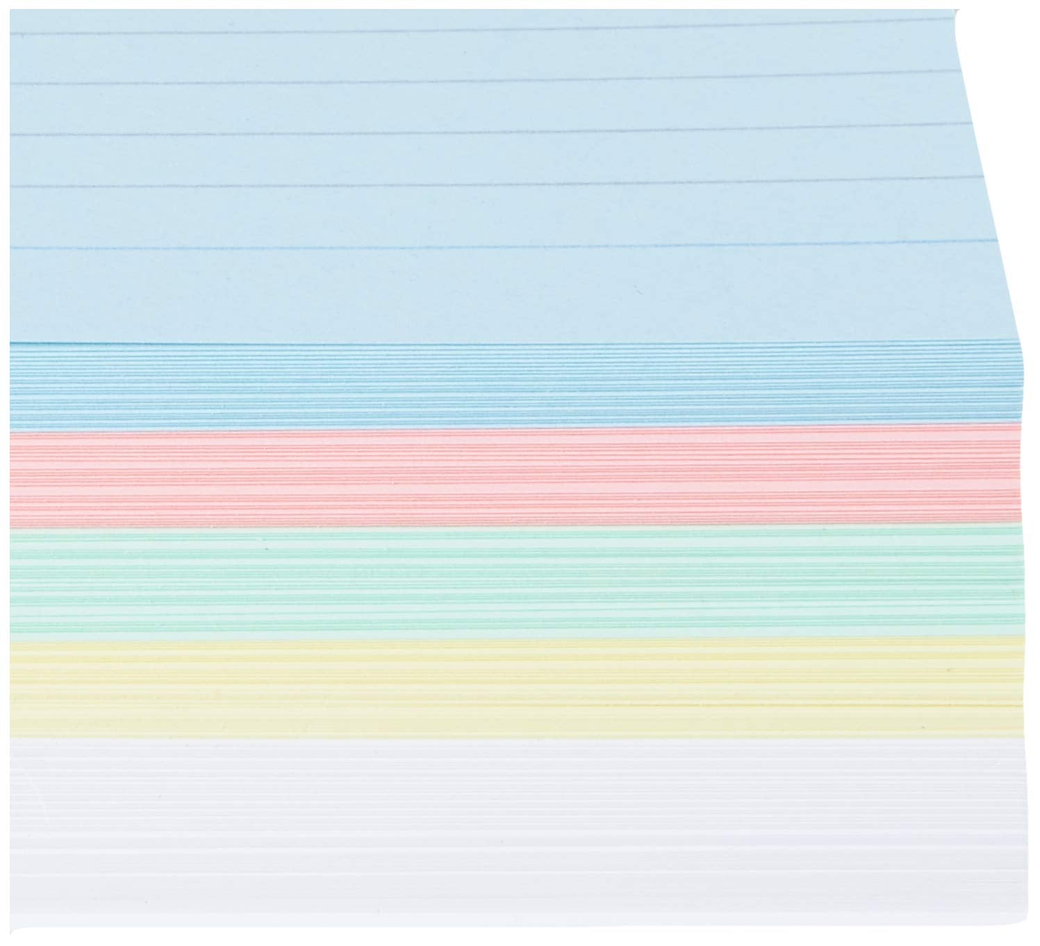 Silvine Luxpad Revision A6 Flash Cards - Lined, 150 Cards, Assorted Colours 3