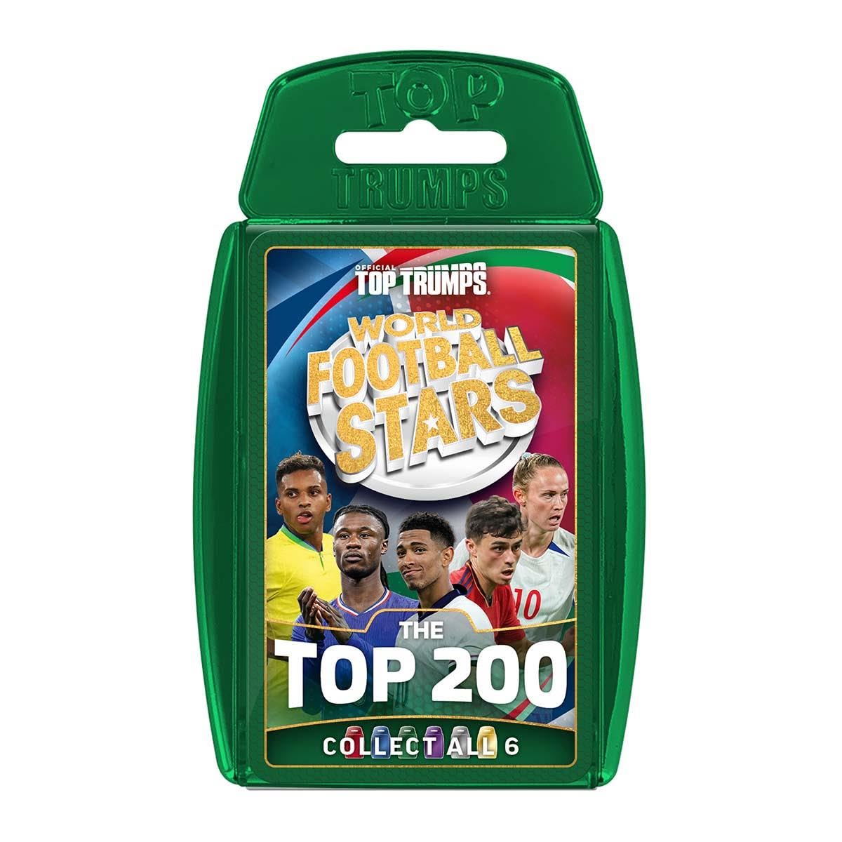 Top Trumps World Football Stars Top 200 Card Game - Pack 3 | Unisex Children | Ages 6+