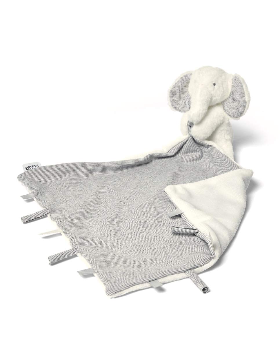 Mamas & Papas Welcome To The World Archie Elephant Comforter - Super Soft Faux Fur Cuddly Toy 1